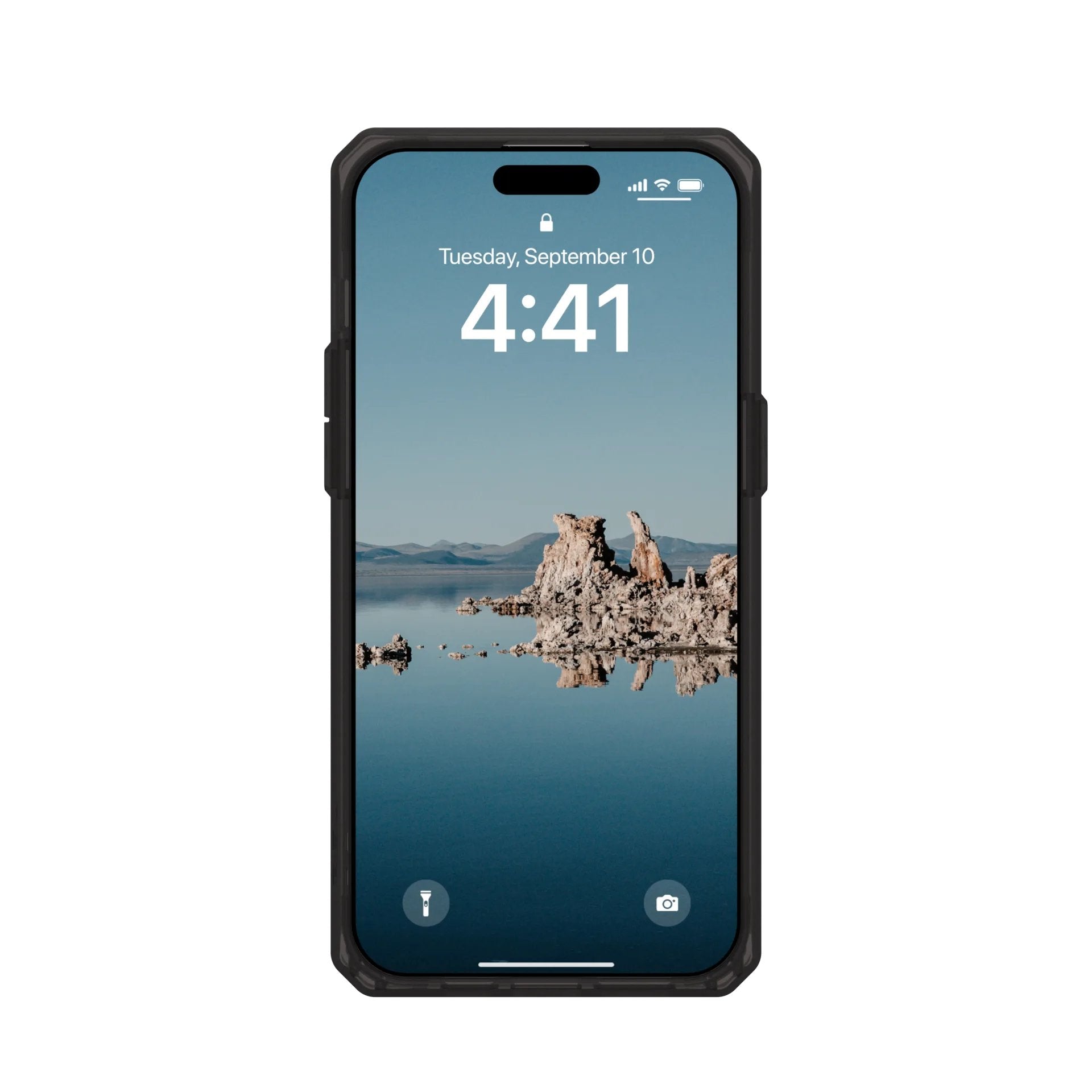 Urban Armor Gear 114305114381 Funda Para Iphone 15 Pro Max (6.7") Negro, Translúcido