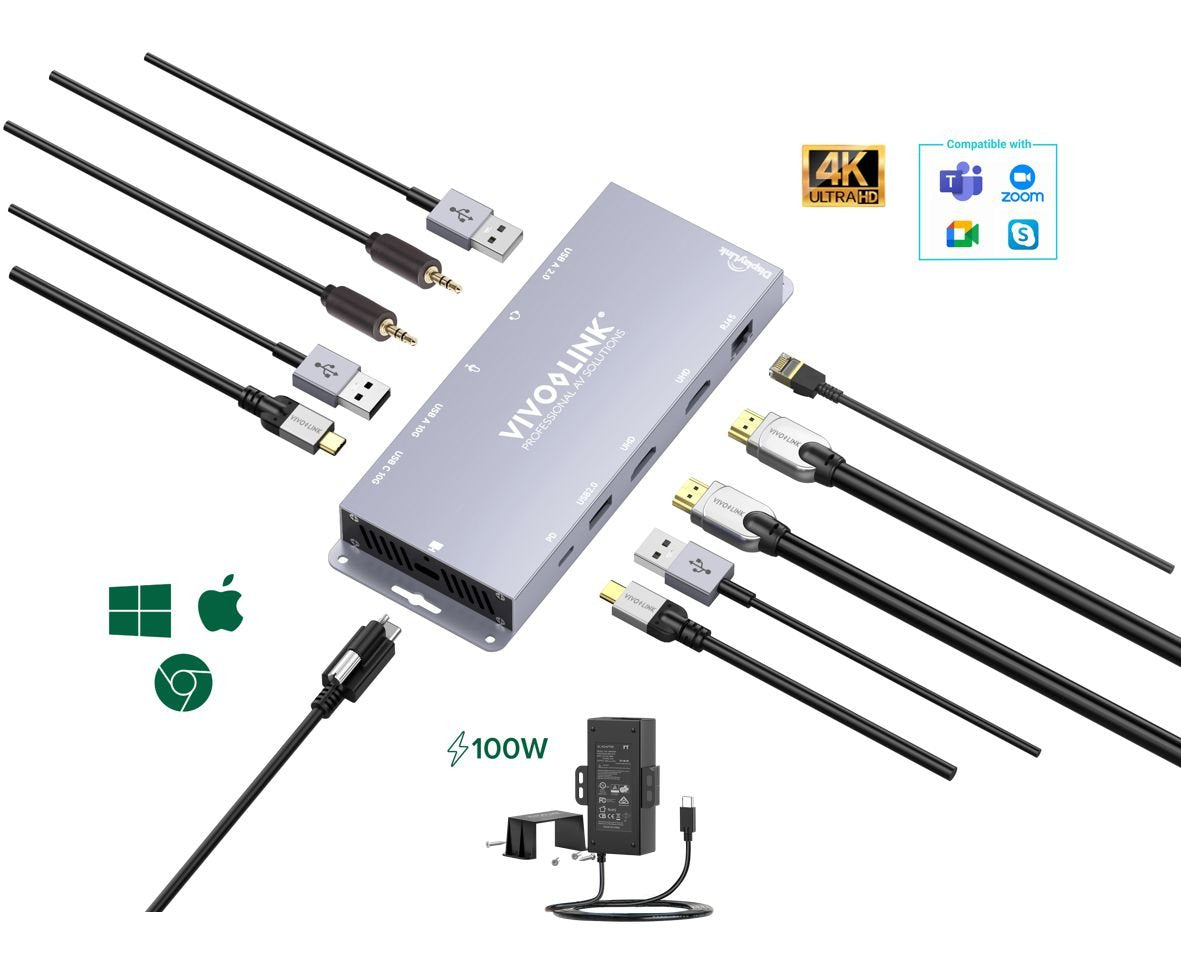 EAN 5715063070536 - Vivolink VLUSBCHUB3 Adaptador gráfico USB 3840 x 2160 Pixeles imagen 1