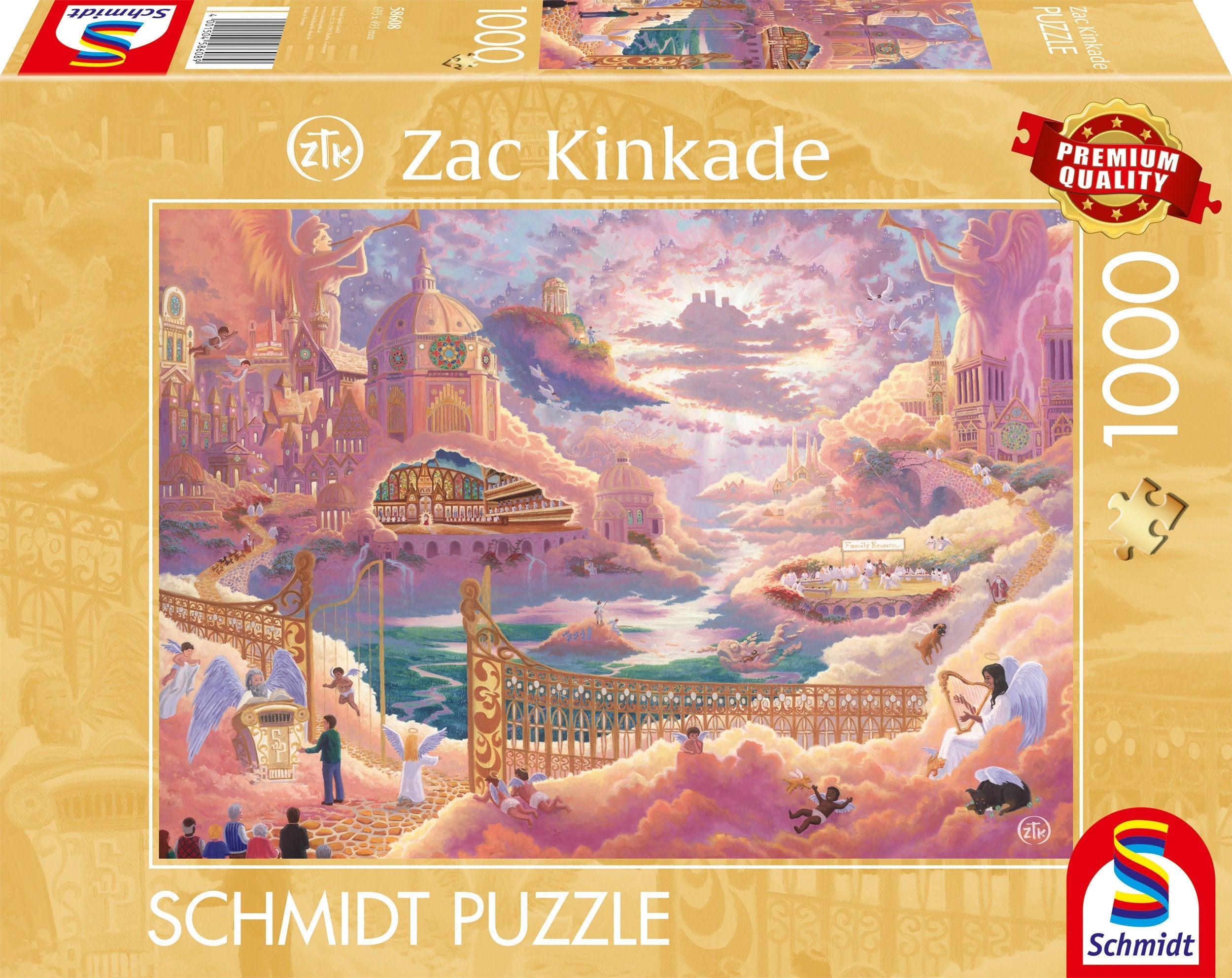 Schmidt Spiele Zac Kinkade: Himmelreich (1000 Teile) 58608