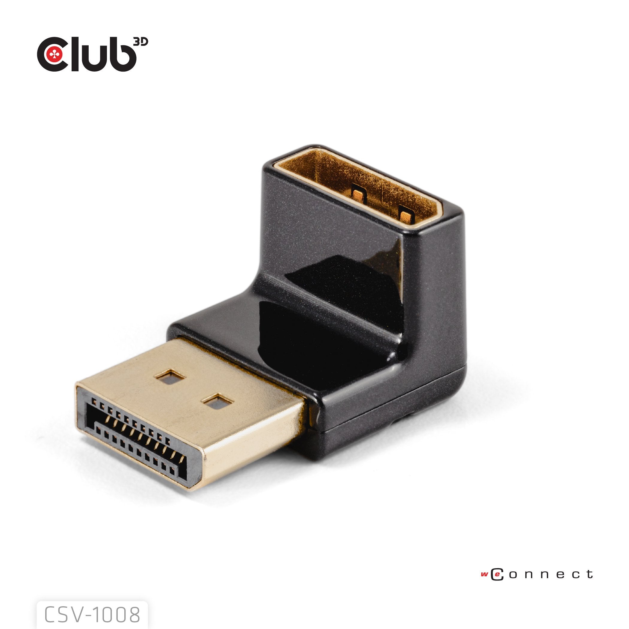 EAN 8719214473129 - CLUB3D CAC-1008 cambiador de género para cable DisplayPort Negro imagen 6