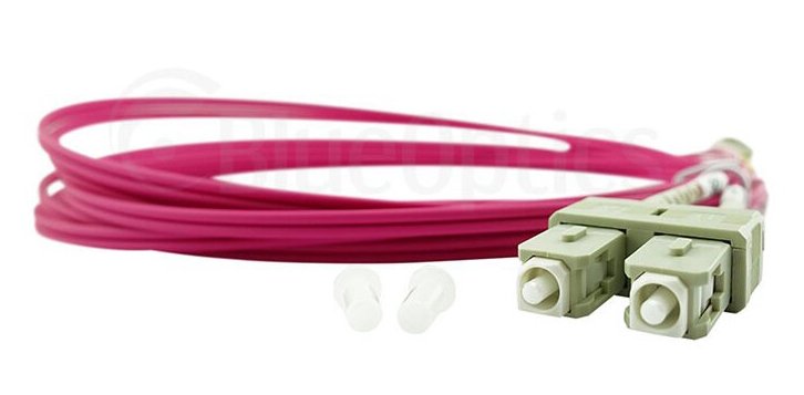 Blueoptics Sfp3232fu1mk Cable De Fibra Optica 1 M Sc Om4 Magenta