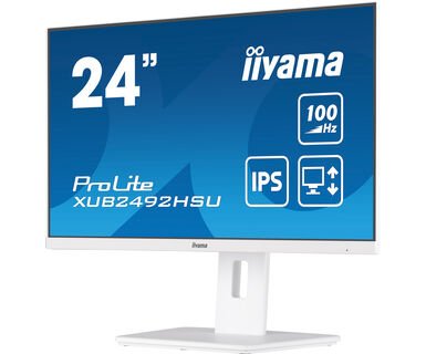 Monitor Iiyama 60,5cm 23,8" Xub2492hsu-W6 16:9 Hdmi+Dp+Usb Ips Wh. Retail