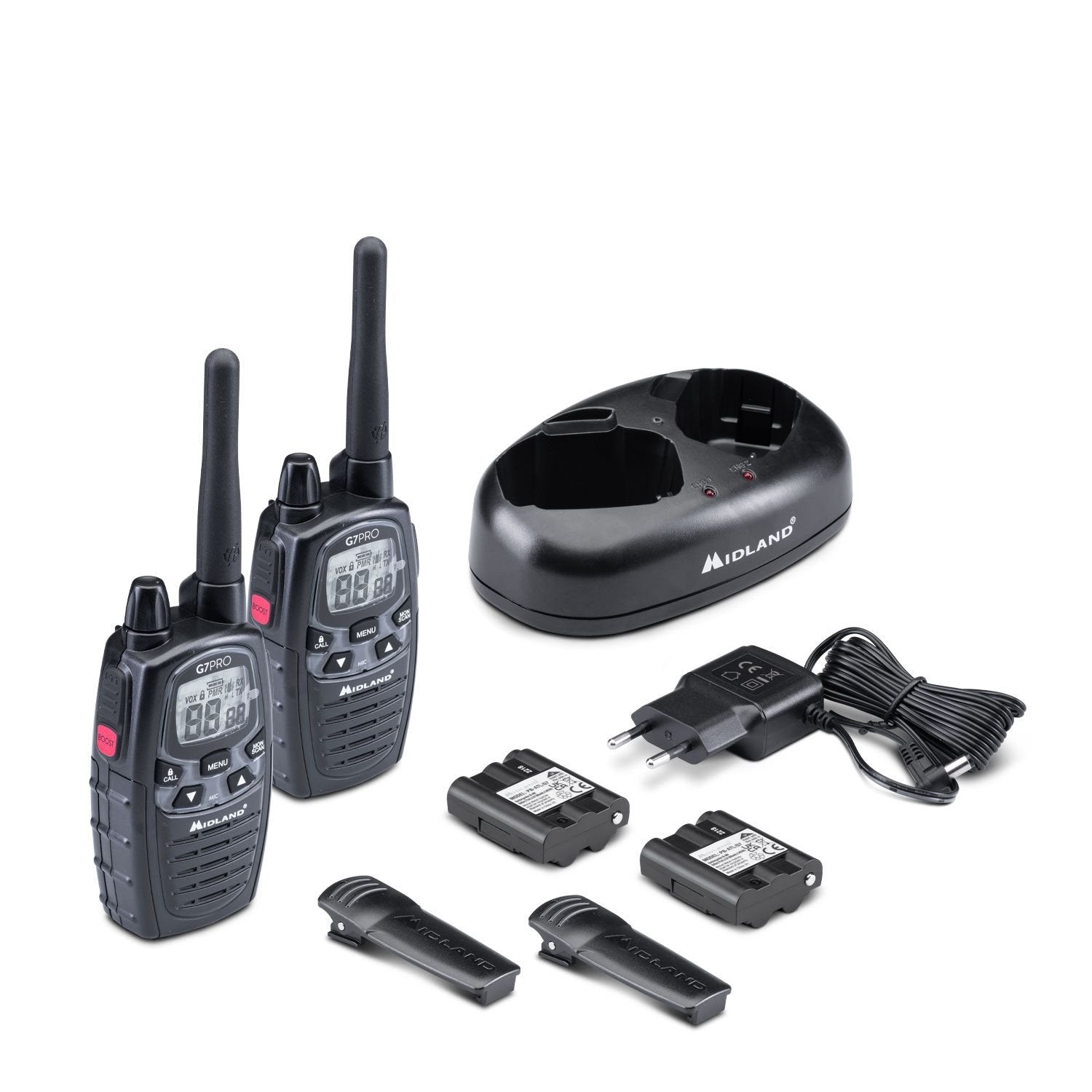 Midland G7 Pro Paar (2019), Pmr+Lpd, 16 Canales