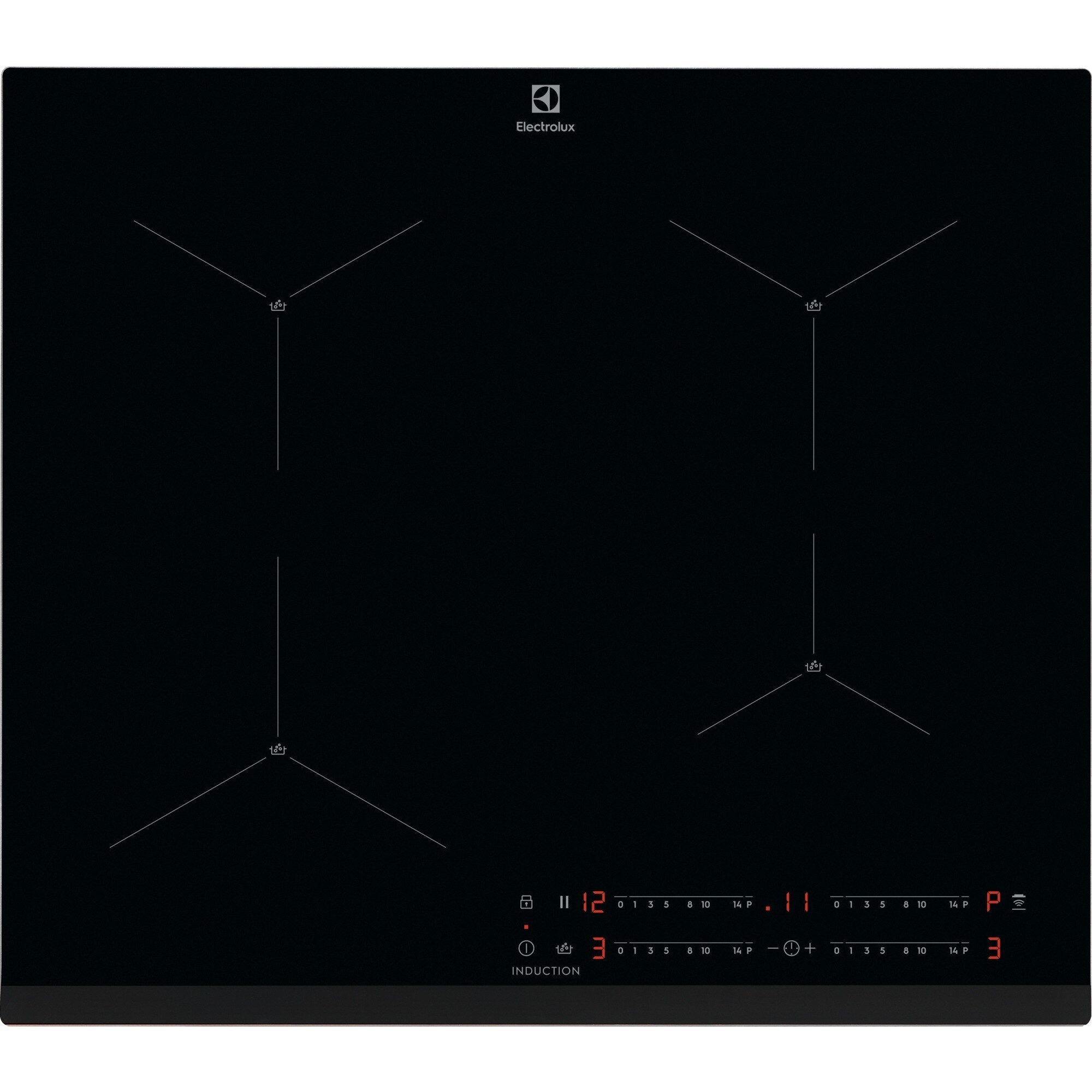 EAN 7332543637683 - Electrolux EIS62443 Negro Integrado 60 cm Con placa de inducción 4 zona(s) imagen 1