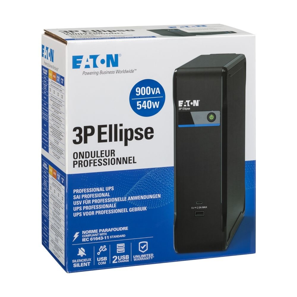 EAN 3553340621338 - Eaton 3P Ellipse 900 sistema de alimentación ininterrumpida (UPS) En espera (Fuera de línea) o Standby (O imagen 6