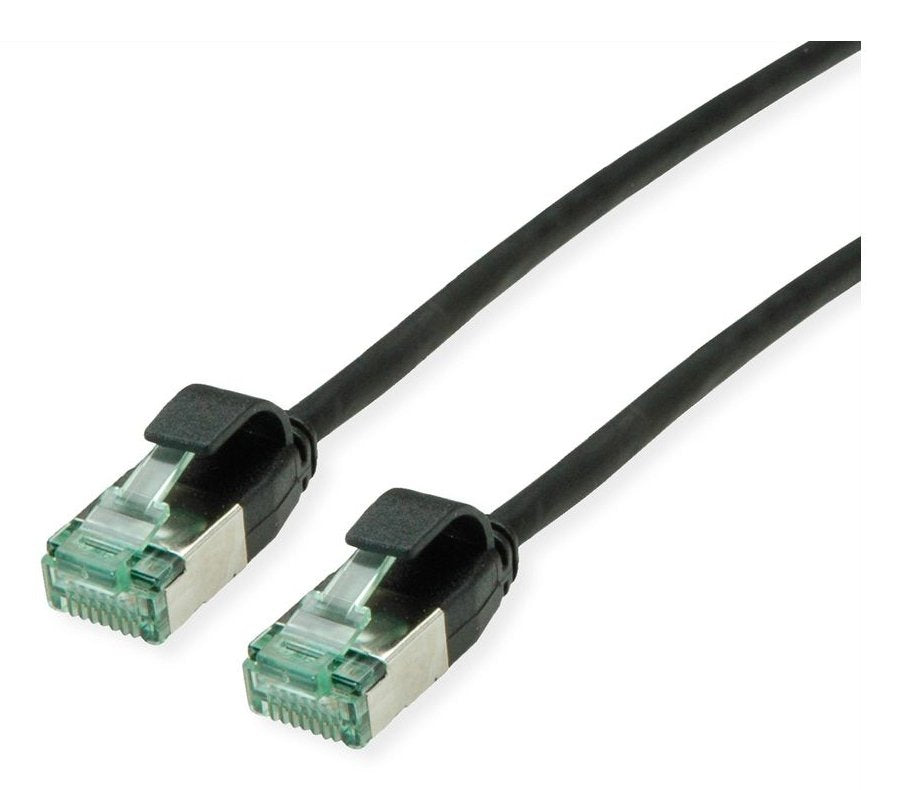 Roline Rm U Ftp Datacenter Cable De Red Cat.6a (Class Ea), Slim, Schwarz, 0,5 M