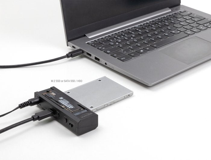 EAN 4043619642533 - DeLOCK 64253 base de conexión para disco duro USB 3.2 Gen 2 (3.1 Gen 2) Type-C Negro imagen 4