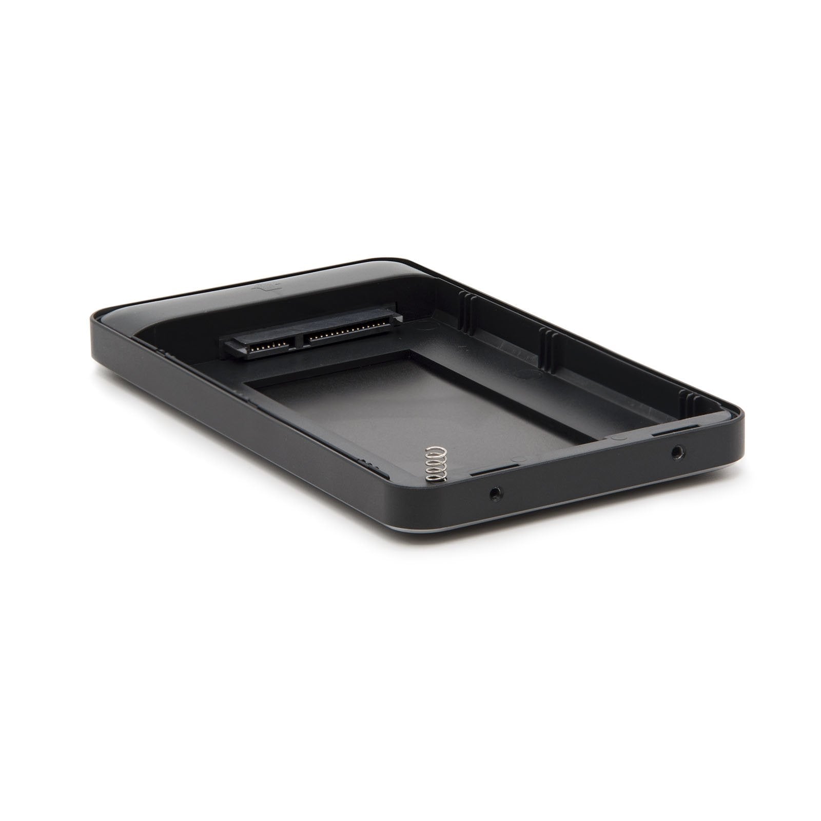 Caja Externa 2.5 Usb 3.0 Sata + Adap. Type-C Tooq Negra 9.5mm Tqe-2531b