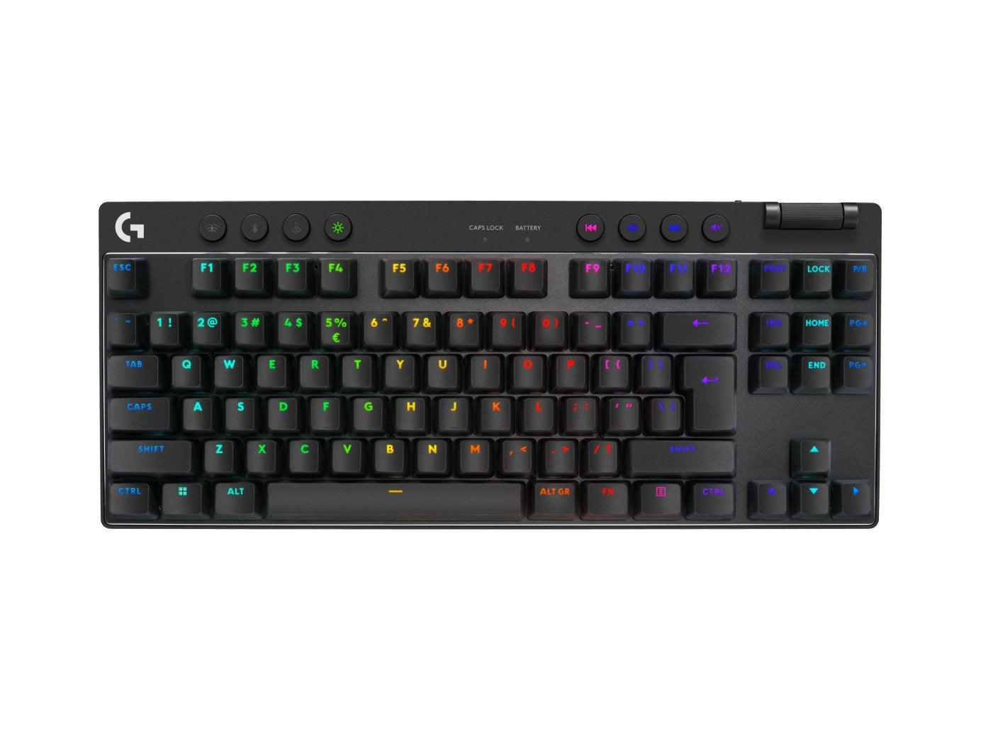 EAN 5099206113473 - Logitech G PRO X TKL teclado Juego RF Wireless + Bluetooth QWERTY Internacional de EE.UU. Negro imagen 6
