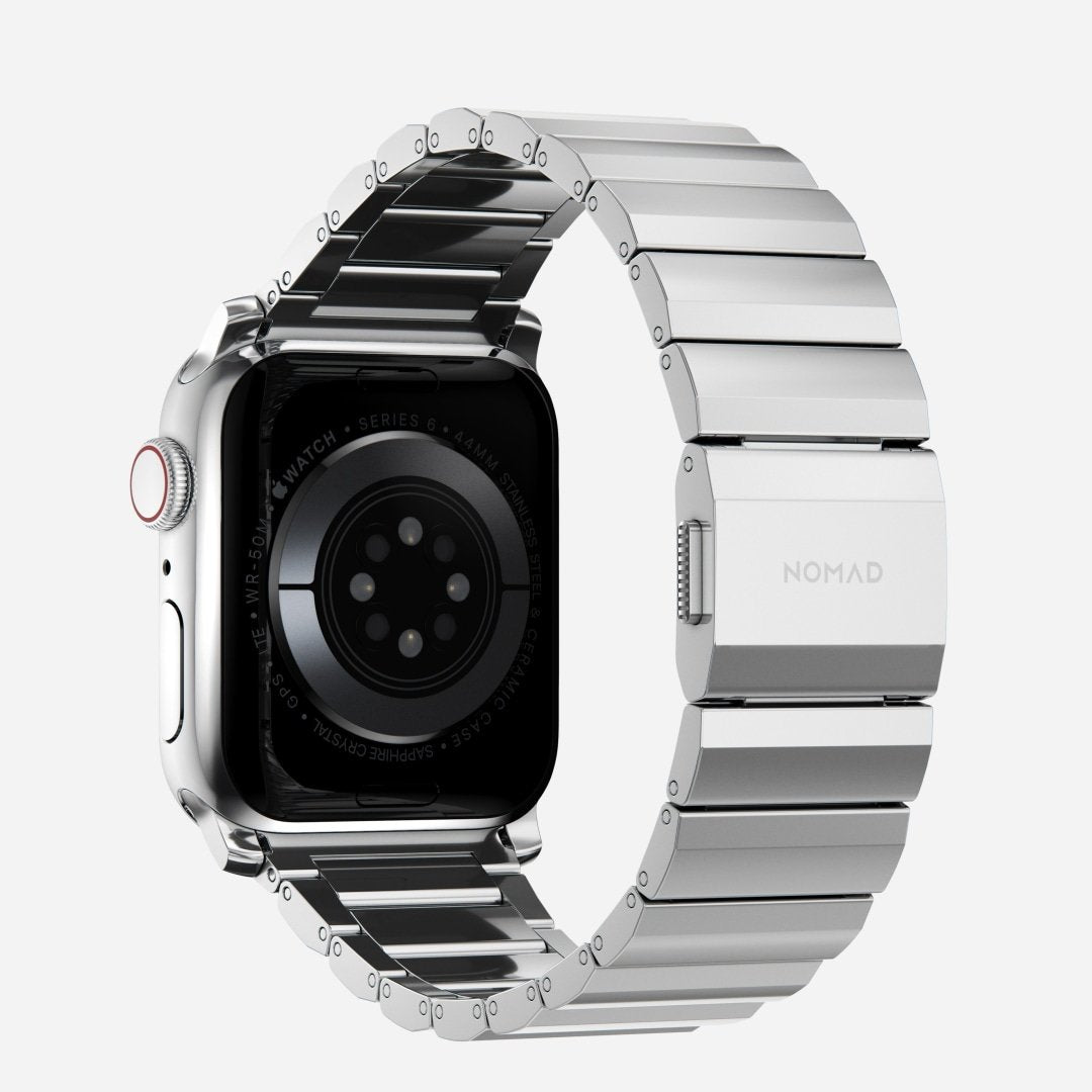 Nomad Strap Stainless Steel Silver V2 42/44/45/49mm
