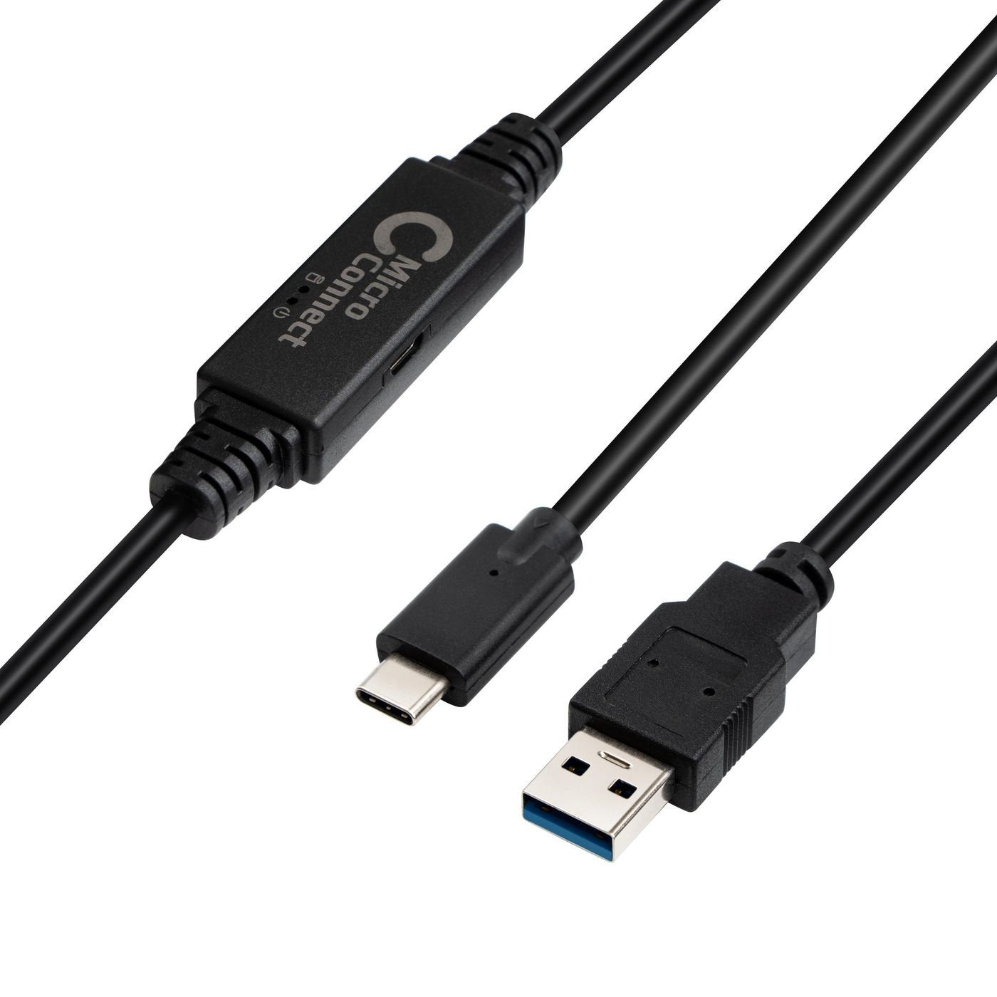 Microconnect Usb-C To Usb 3.0 A Cable, 5m Cable Usb Usb 3.2 Gen 1 (3.1 Gen 1) Usb C Usb A Negro
