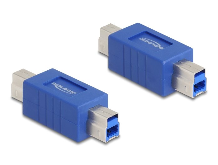 Delock Usb 5 Gbps Adapter Gender Changer Typ-B Stecker Zu Stecker