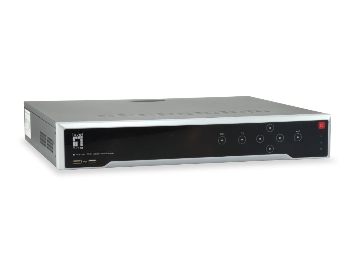 Levelone Nvr-1332 Grabador De Vídeo En Rojode 32 Canales H.265