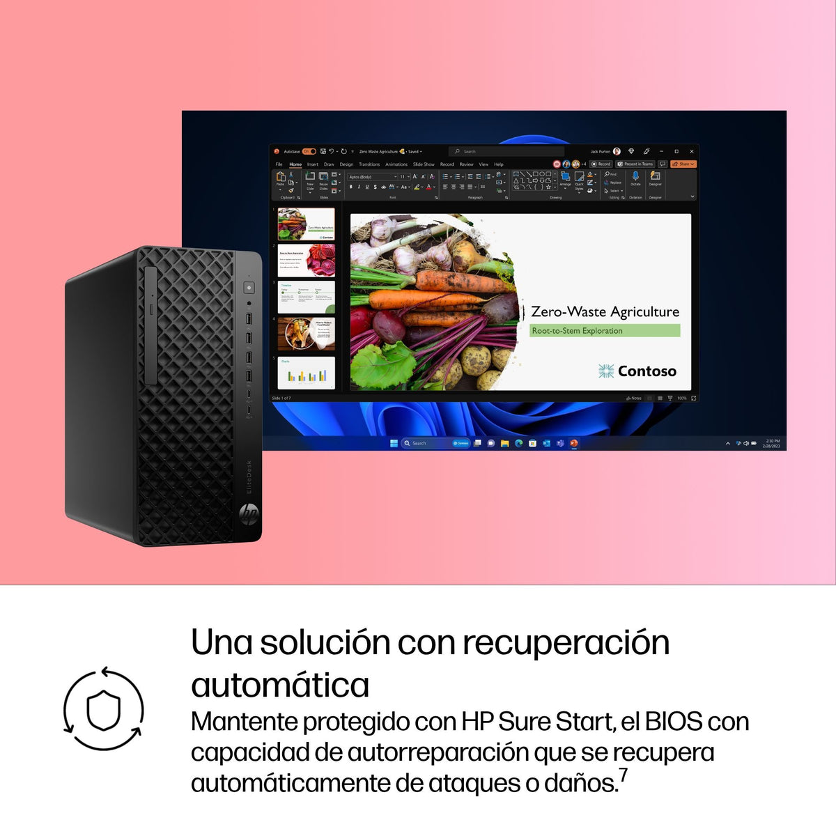 EAN 0821844980590 - HP EliteDesk 8 Tower G1i AI PC Intel Core Ultra 7 265 16 GB DDR5-SDRAM 512 GB SSD Windows 11 Pro Torre Ne imagen 11