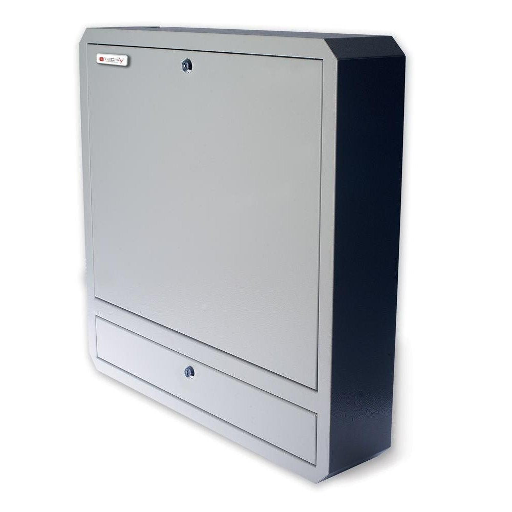Techlypro 026845 Techlypro Armario De Seguridad De Montaje En Pared Para Portátil Con Estante Y Cerradura