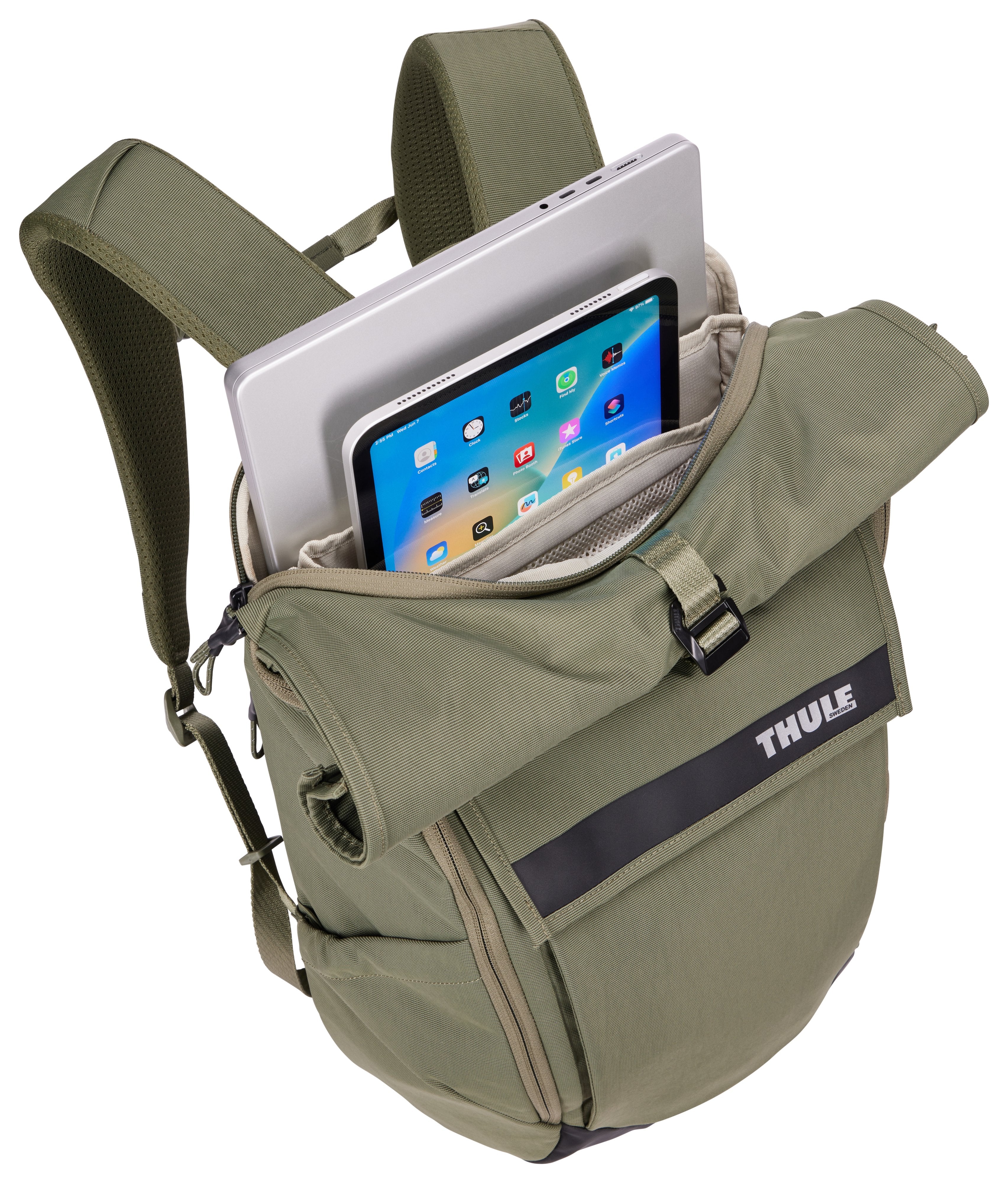 EAN 0085854255493 - Thule Paramount PARABP3116 Soft Green mochila Mochila informal Verde Nylon, Poliéster imagen 8