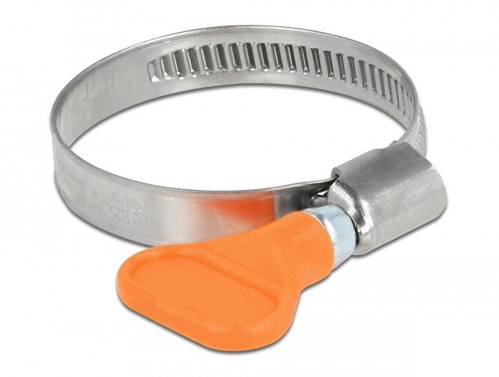 Schlauchschelle Edelstahl 400 Ss Mit Flügelmutter 30 - 45 Mm 5 Stück Naranja