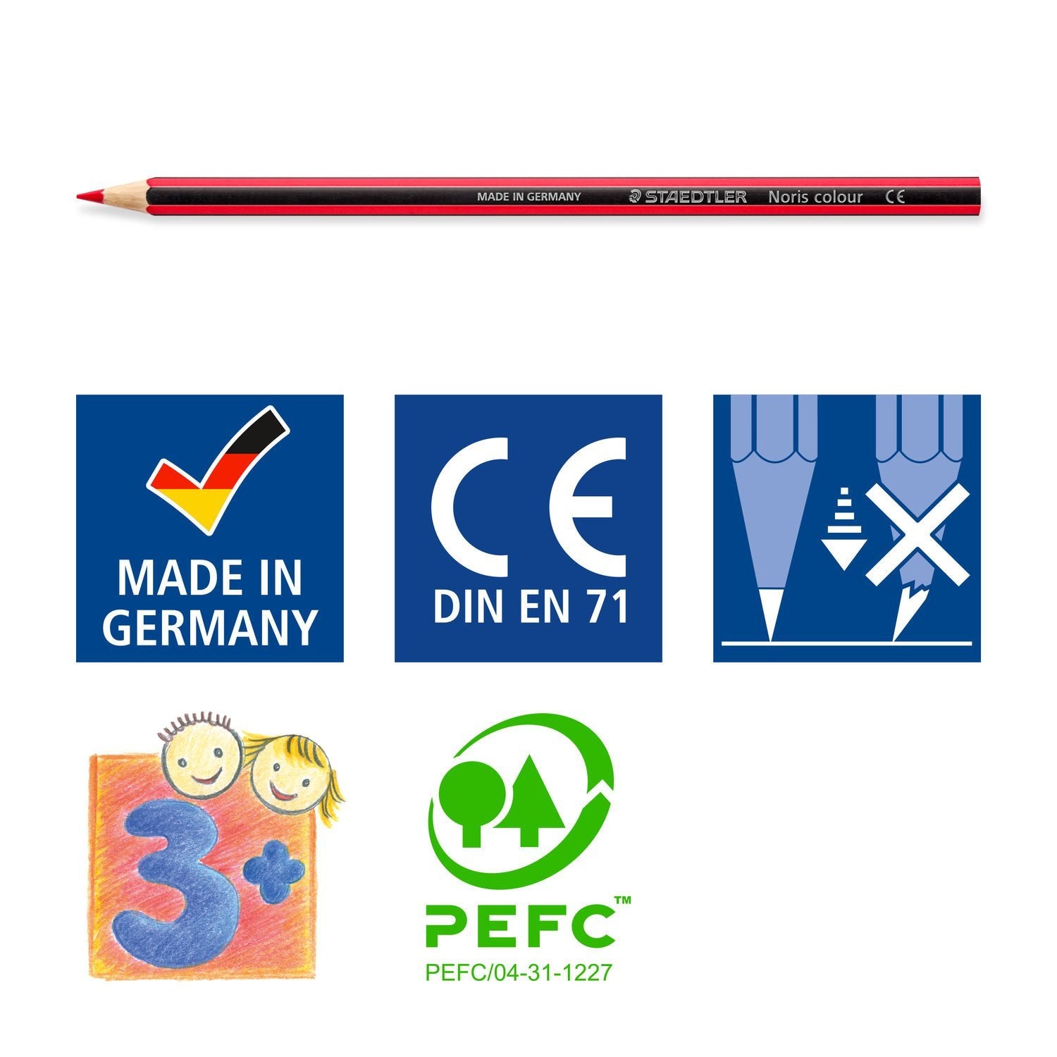 Staedtler Lápices De Colores Noris Colour Surtidos En Estuche Metálico De 24