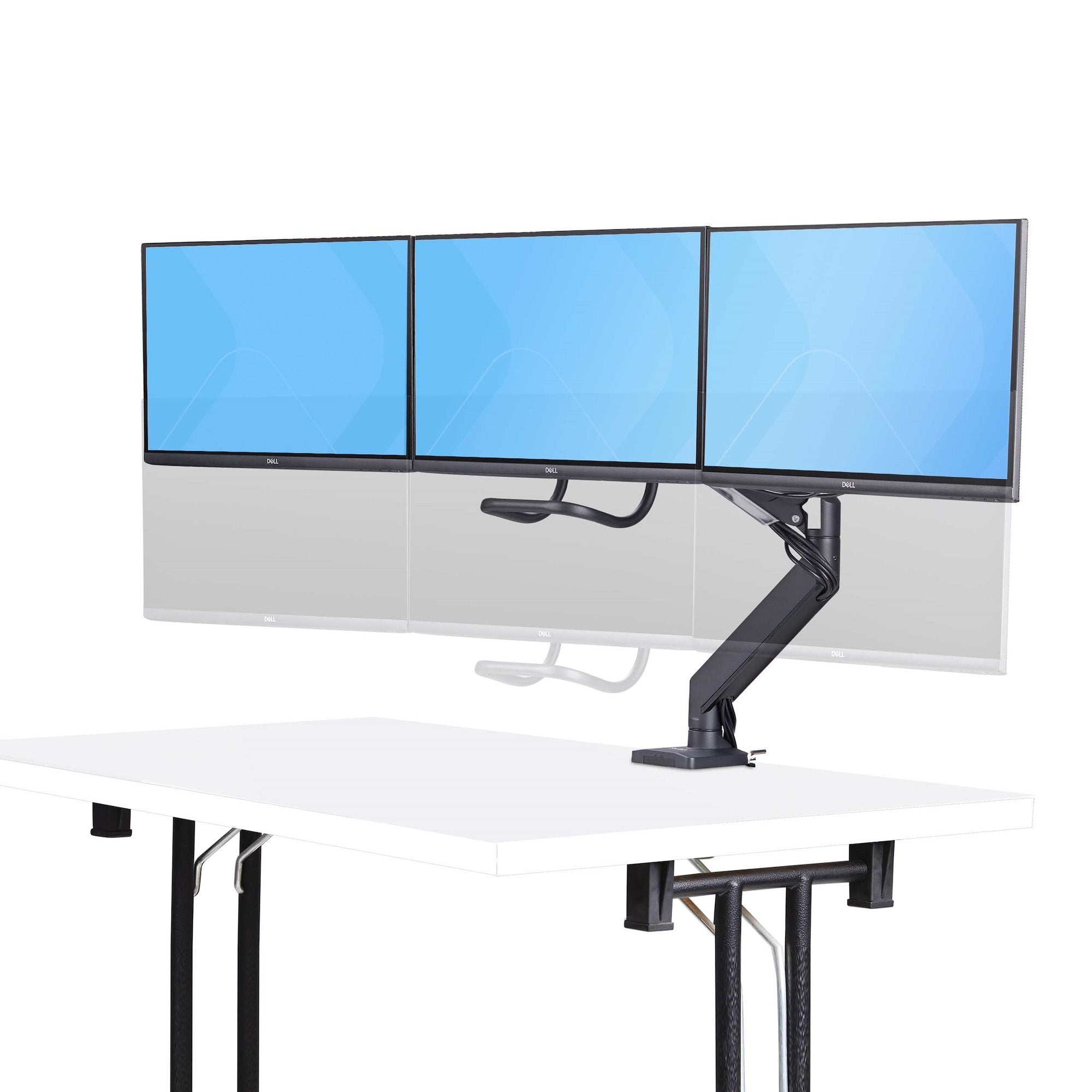 EAN 0065030902052 - StarTech.com 3M1A3SG-MONITOR-ARM soporte para monitor 68,6 cm (27") Escritorio Negro, Plata imagen 5