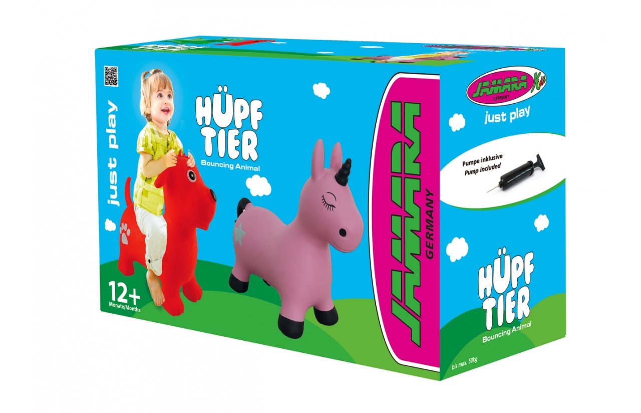 Jamara Hüpftier Einhorn Rosa 1+