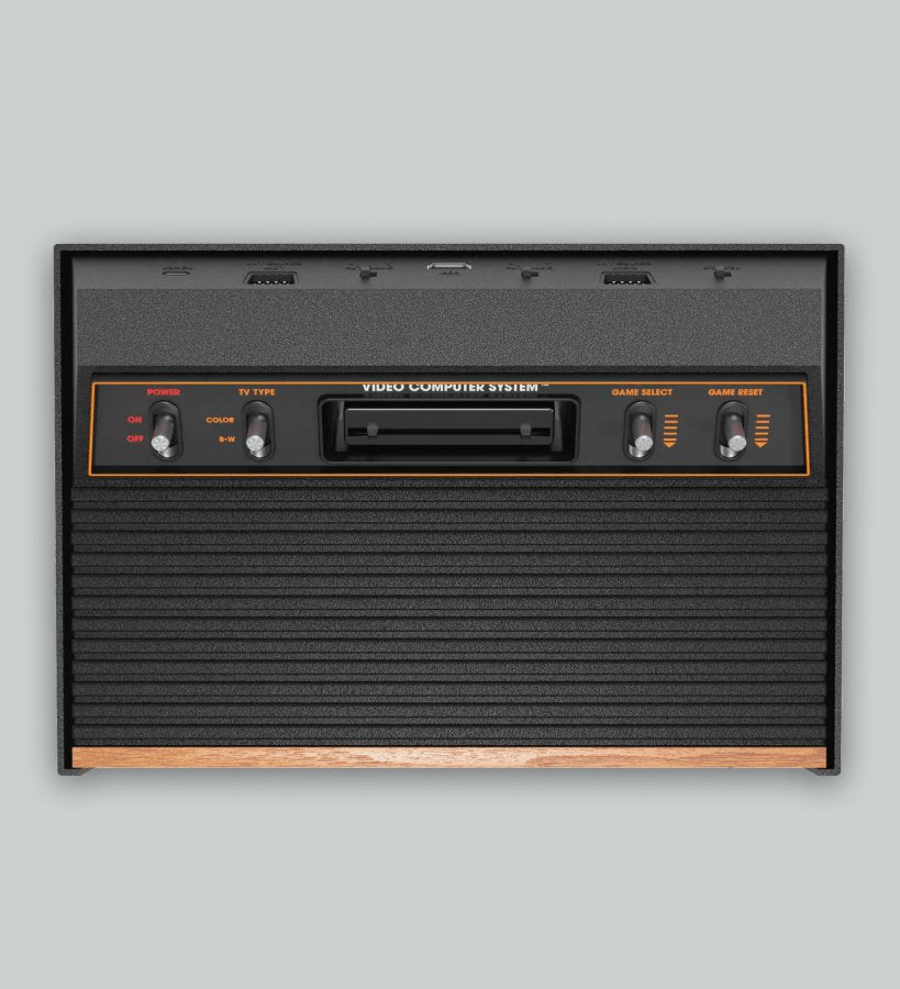 Videoconsola Retro Atari 2600+ Incl. Mando/10 Juegos/Comp.