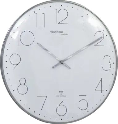 Technoline Wt 8235 Cromo-Optik Radio Reloj De Pared 35 Cm X 25 Mm Cromo