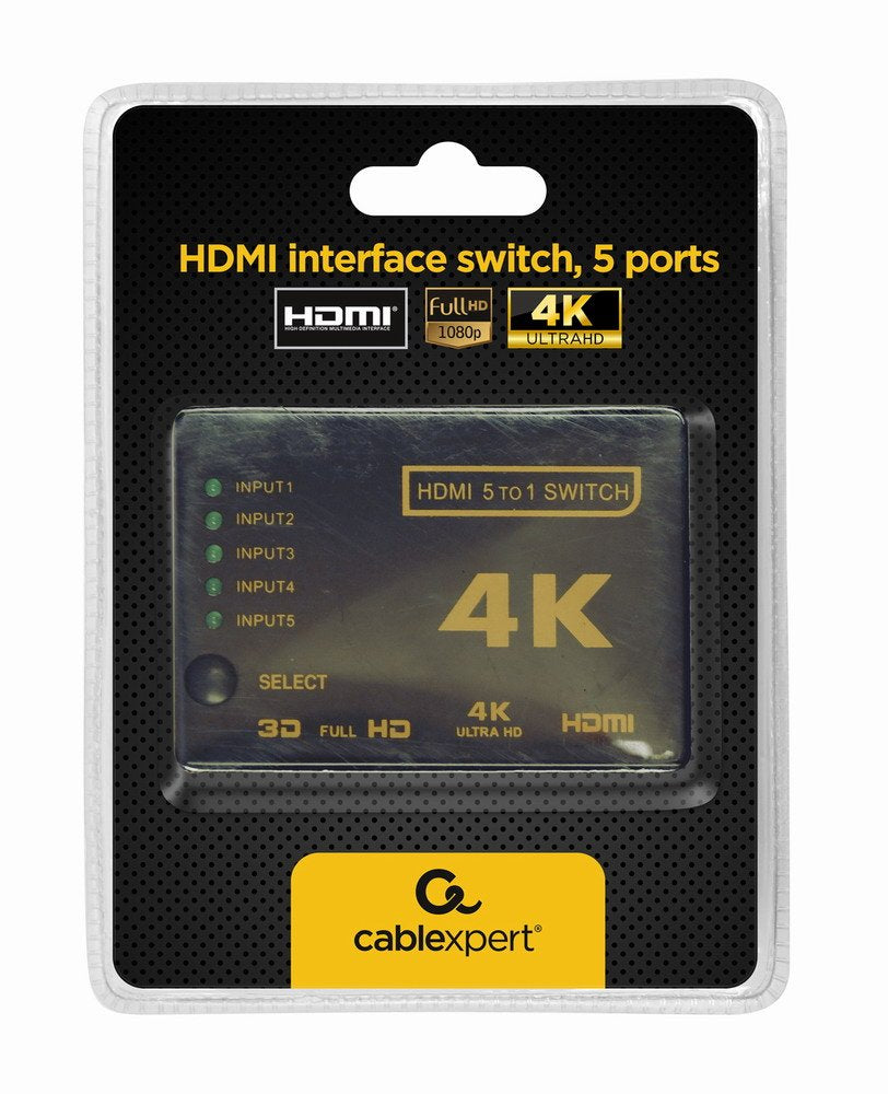 EAN 8716309087049 - Gembird DSW-HDMI-53 interruptor de videoimagen 1)