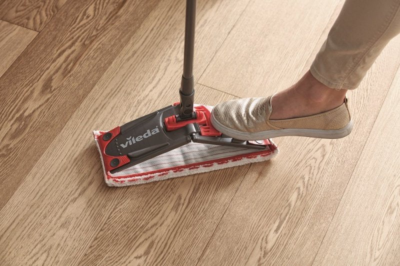 EAN 4023103201200 - Vileda Ultramax Mop fregona Fibra Húmedo Negro, Rojo imagen 5