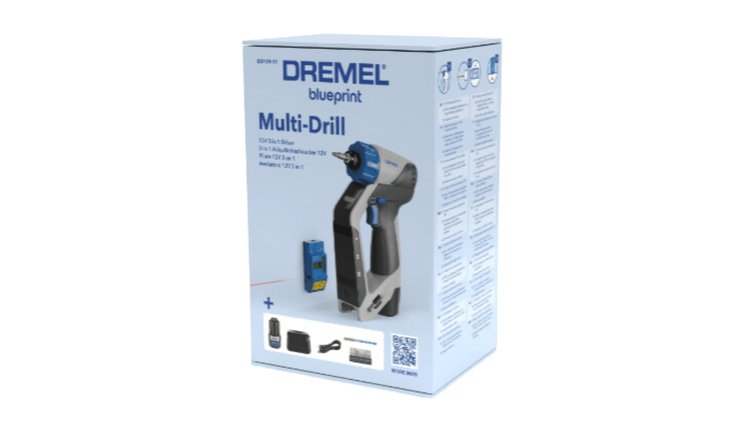 EAN 4053423304176 - Dremel F013DD12JA taladro 800 RPM Sin llave 850 g Azul, Gris imagen 6