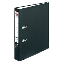 EAN 4008115450808 - Herlitz 05450804 carpeta de cartón A4 Negro imagen 1