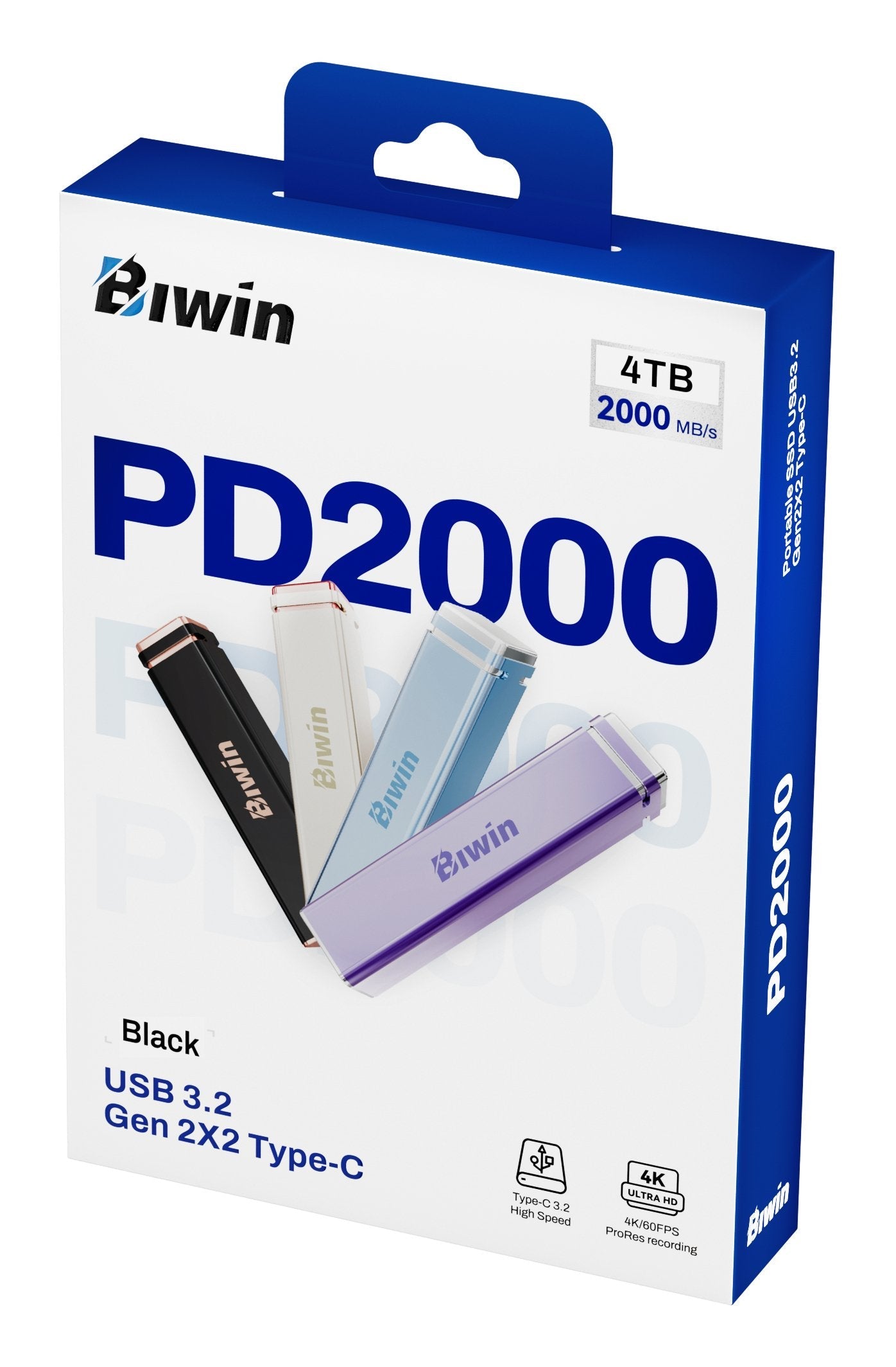 EAN 6955914622159 - Biwin PD2000 4 TB USB Tipo C USB 3.2 Gen 2x2 Negro imagen 15
