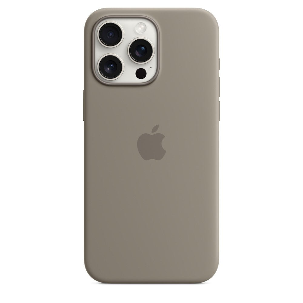 Iphone 15 Pro Max Silicone Case With Magsafe - Clay