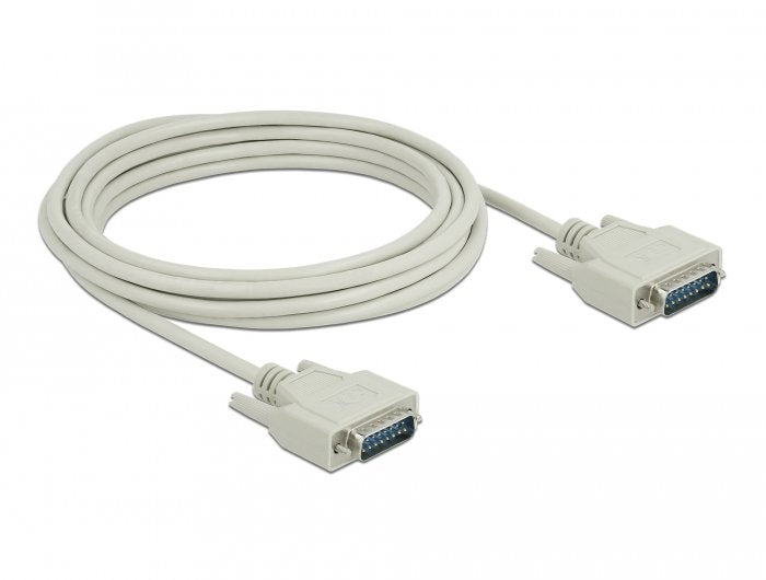Delock Serielles Cable D-Sub15 Stecker Zu Stecker 5 M