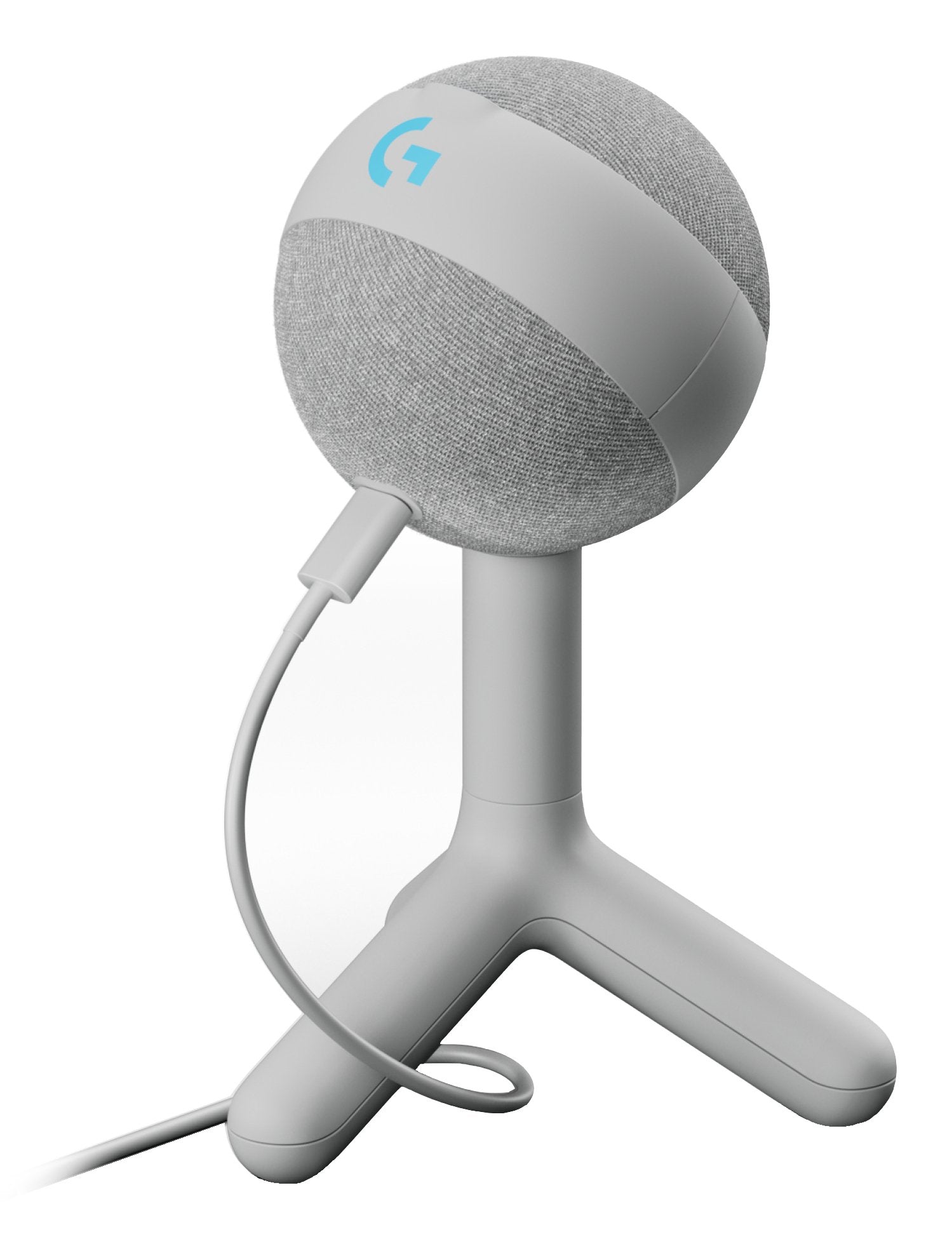 Micrófono Logitech G Yeti Orb, Condensador Rgb Con Lightsync Para Gaming, Micrófono Usb Para Streaming, Cardioide, Plug And Play Usb Para Pc/Mac - Blanco