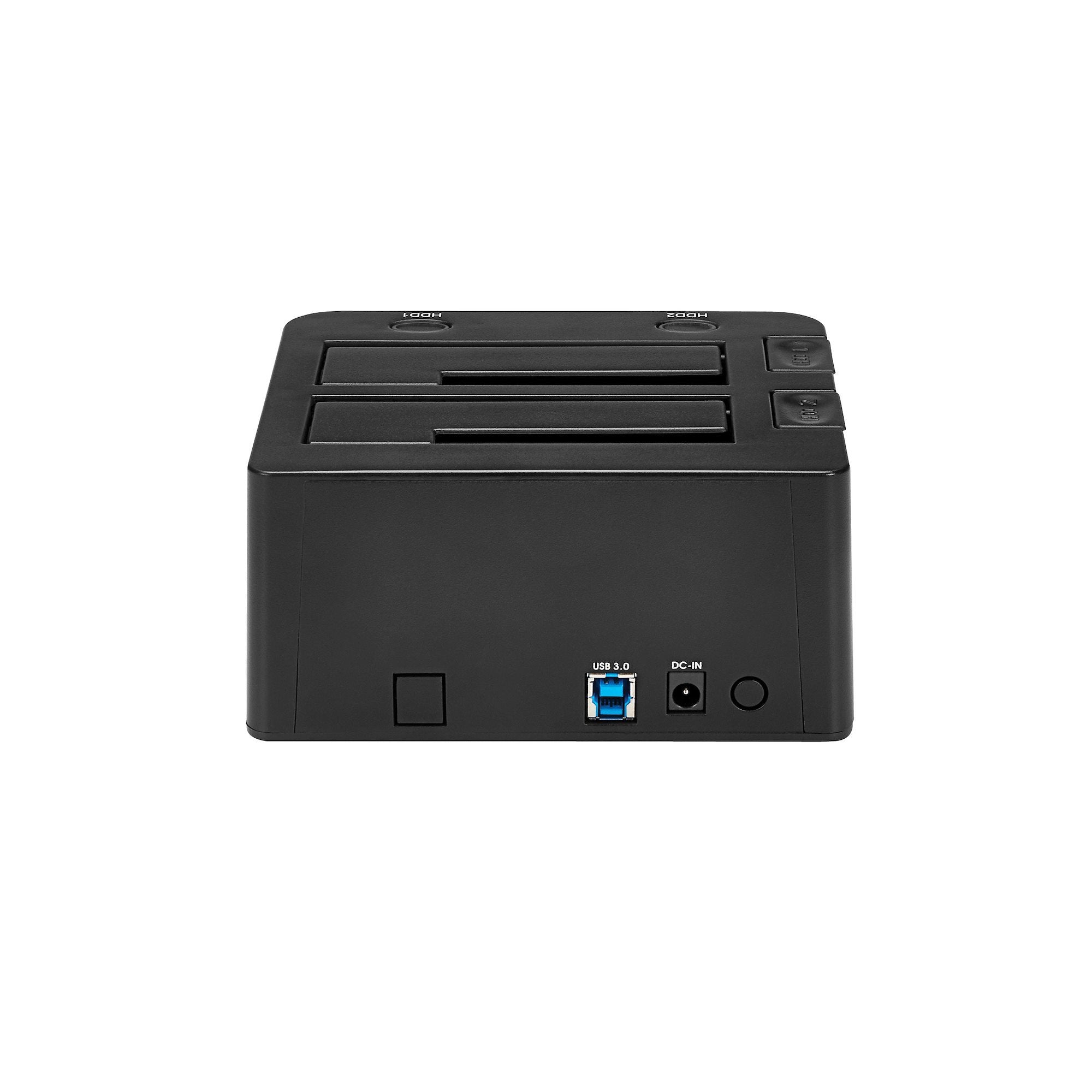 EAN 0065030856928 - StarTech.com SDOCK2U33 base de conexión para disco duro USB 3.2 Gen 1 (3.1 Gen 1) Type-B Negro imagen 4