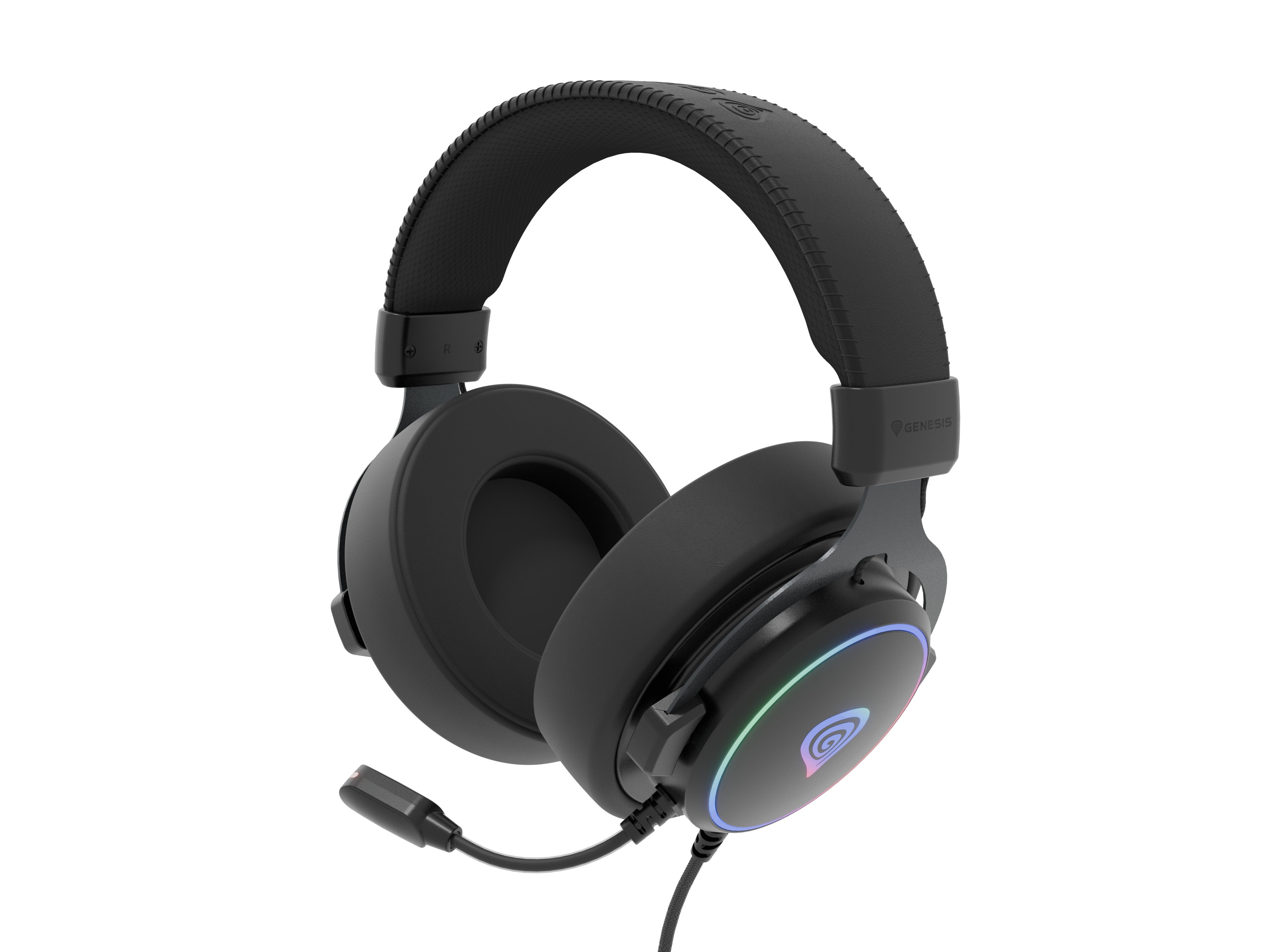 Auriculares Gaming Genesis 7.1 Usb Neon 764 Rgb Negro