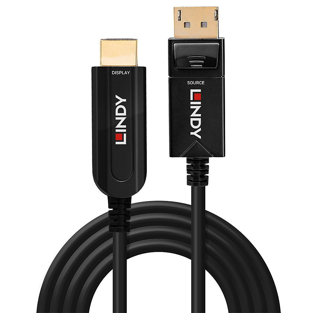 EAN 4002888384902 - Lindy 38490 adaptador de cable de vídeo 10 m DisplayPort HDMI tipo A (Estándar) Negro imagen 2