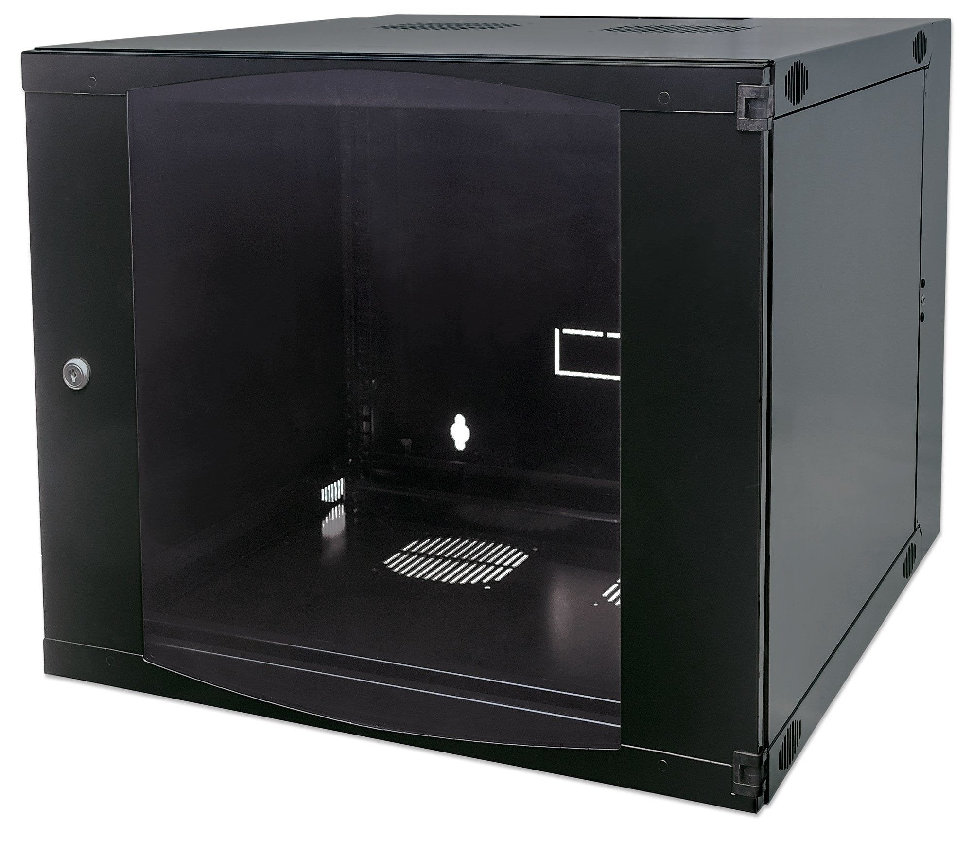 EAN 0766623713863 - Intellinet 713863 armario rack 12U Bastidor de pared Negro imagen 1