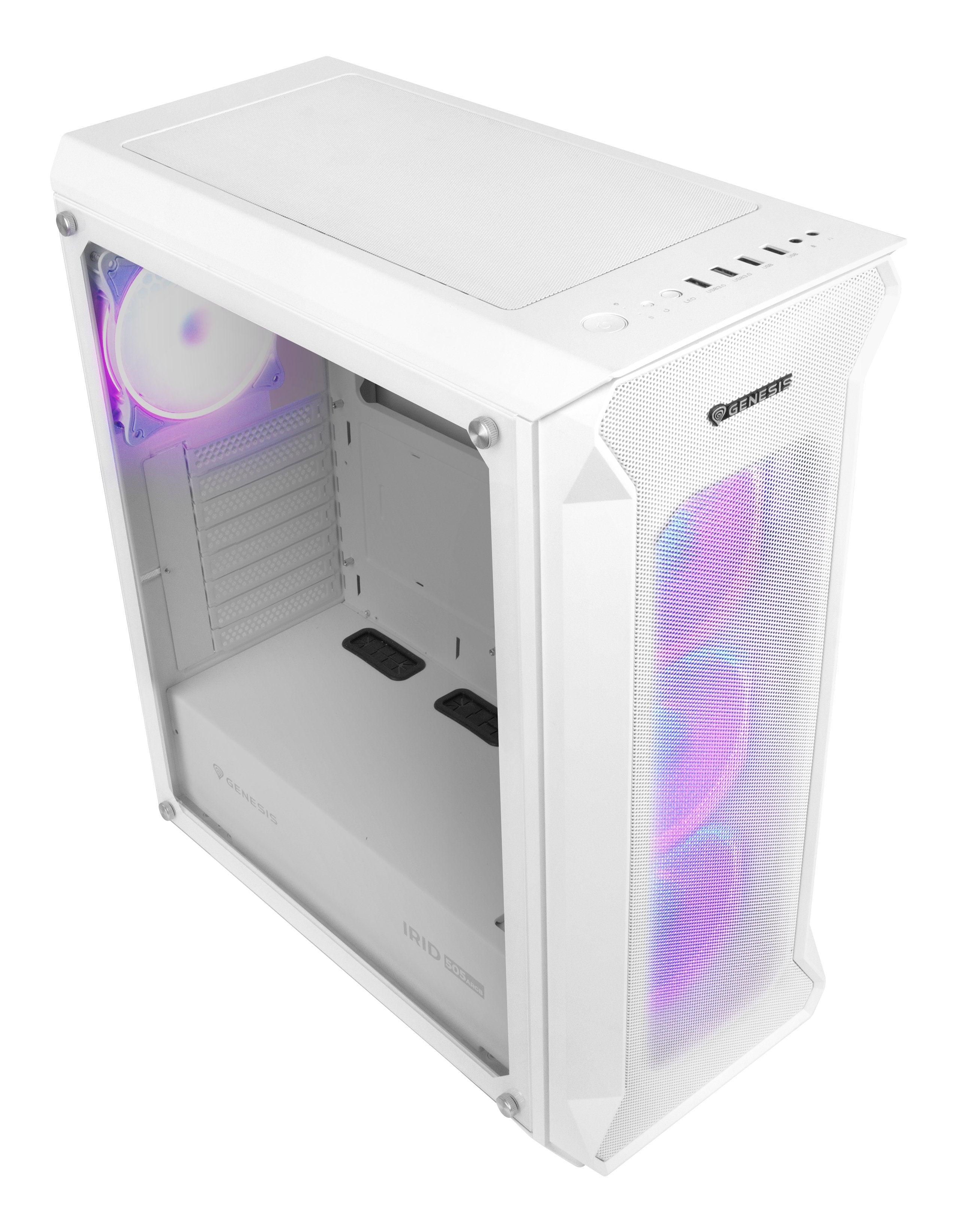 EAN 5901969432831 - GENESIS Irid 505 ARGB Midi Tower Blanco imagen 2
