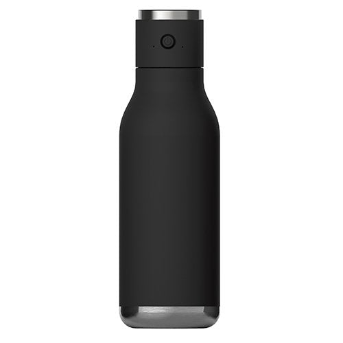 Asobu - Wireless Beat - Botella Aislada De Acero Inoxidable Con Altavoz Bt Negro