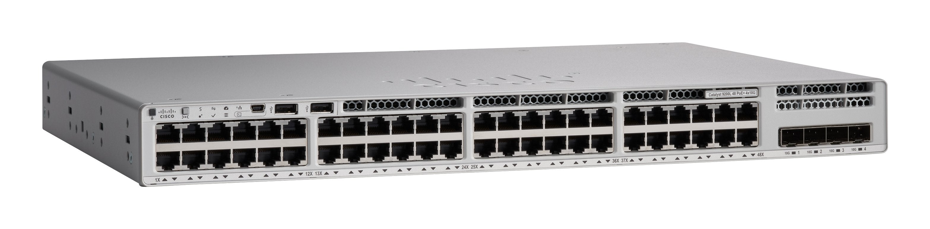 EAN 0889728298674 - Cisco Catalyst 9200L Gestionado L3 Gigabit Ethernet (10/100/1000) Energía sobre Ethernet (PoE) Gris imagen 1