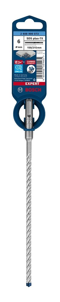 Broca Expert Hammerbohrer Sds-Plus-7x, Ø 6mm Arbeitslänge 150mm