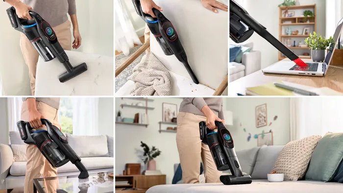 EAN 4242005469598 - Bosch Unlimited 10 Aspiradora escoba 2 en 1 Batería Secar HEPA Sin bolsa 0,4 L Negro 4 Ah imagen 17