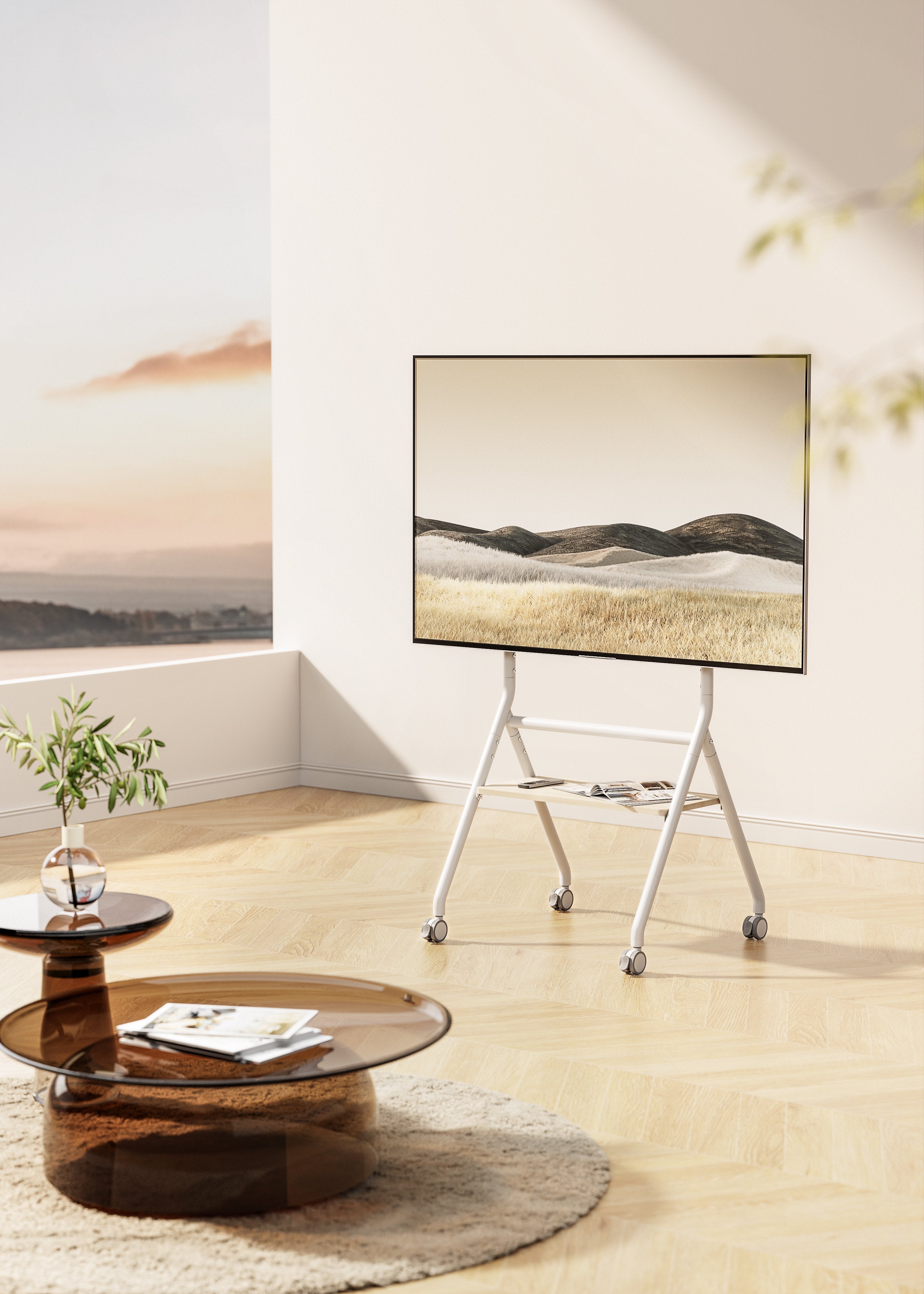 EAN 8052101434507 - Ewent EW1582 soporte para TV 2,18 m (86") Blanco, Madera imagen 3