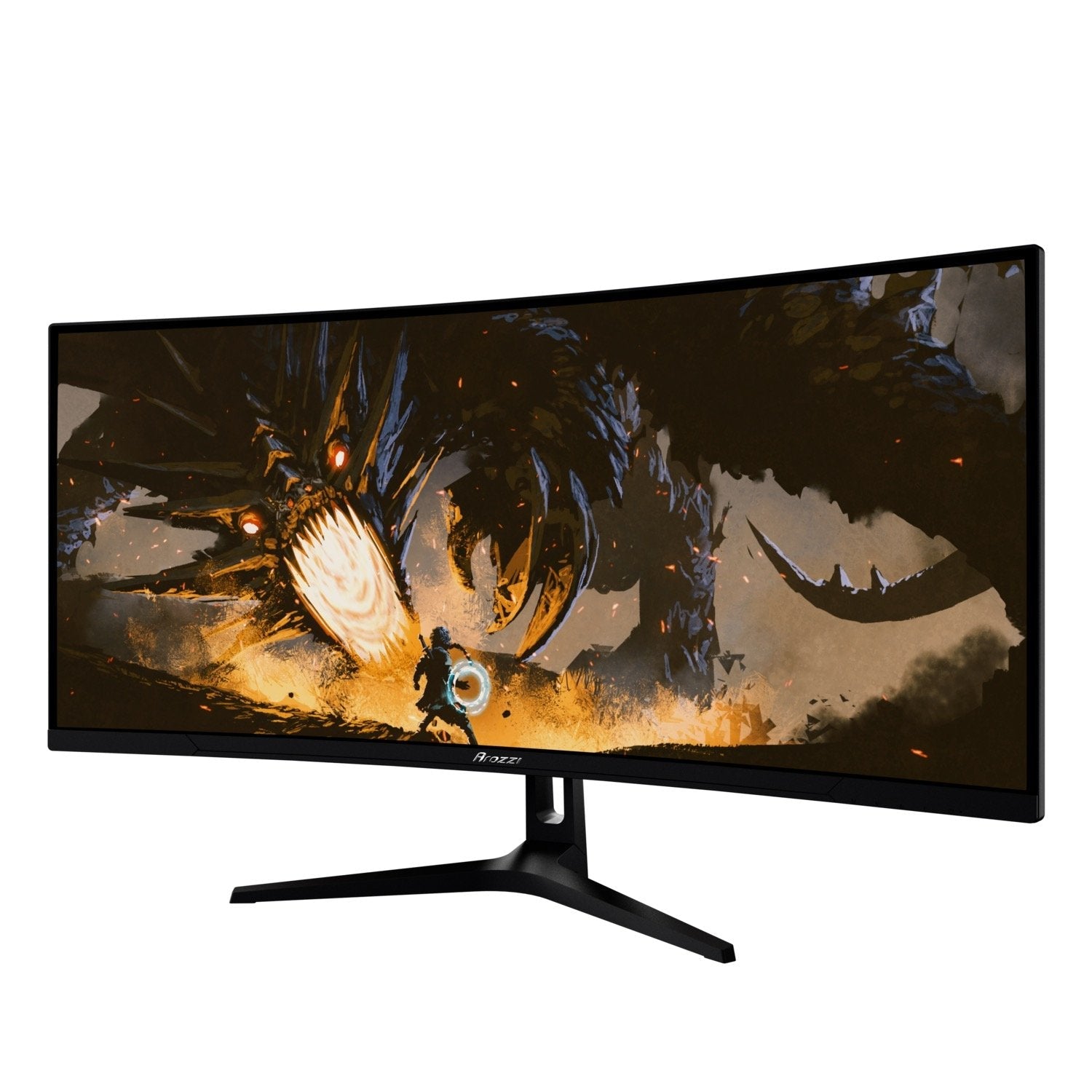 Monitor Arozzi Nova 34" Va, 165hz, Computer - Black