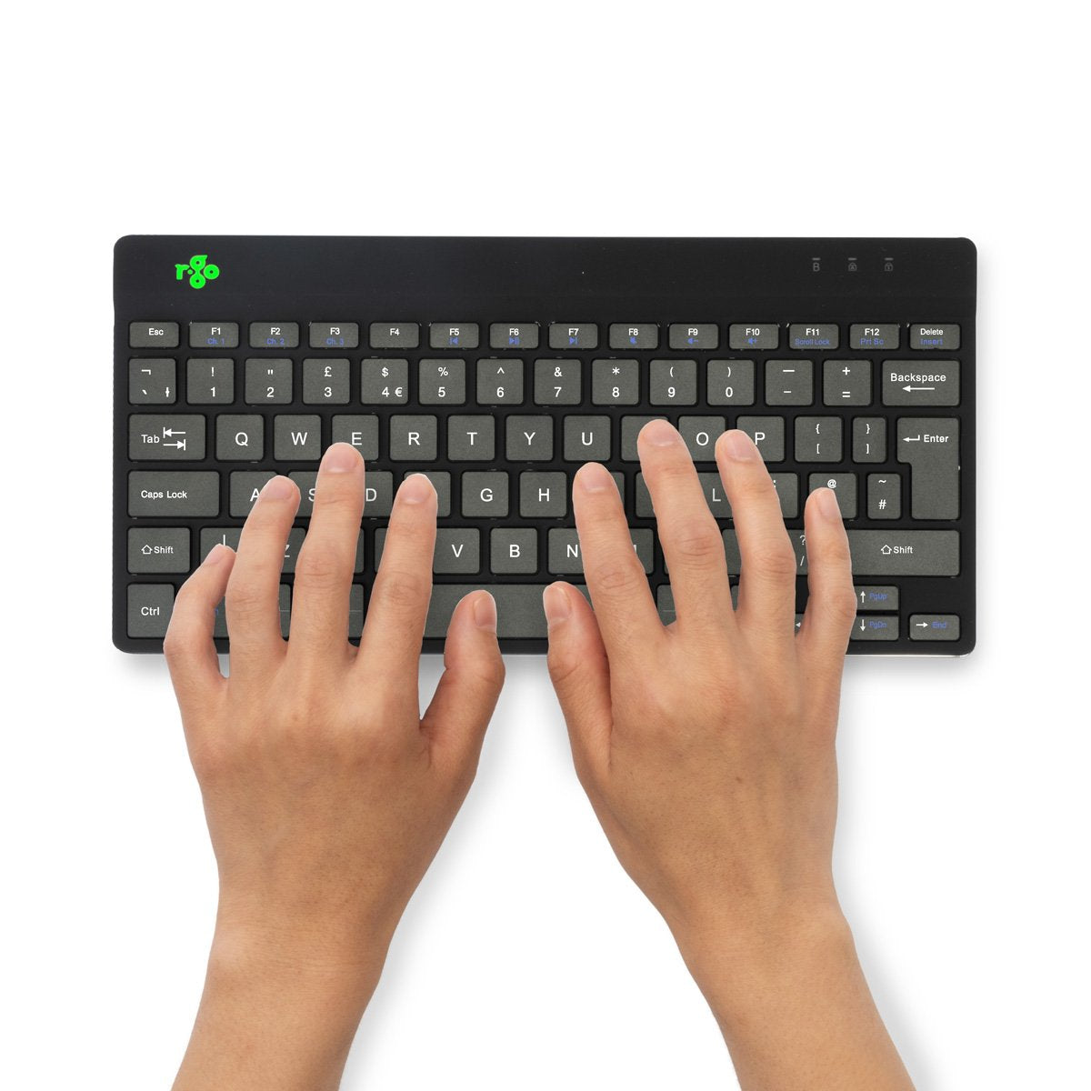 EAN 8719274492092 - R-Go Tools RGOCOUKWLBL teclado Oficina Inglés del Reino Unido imagen 4