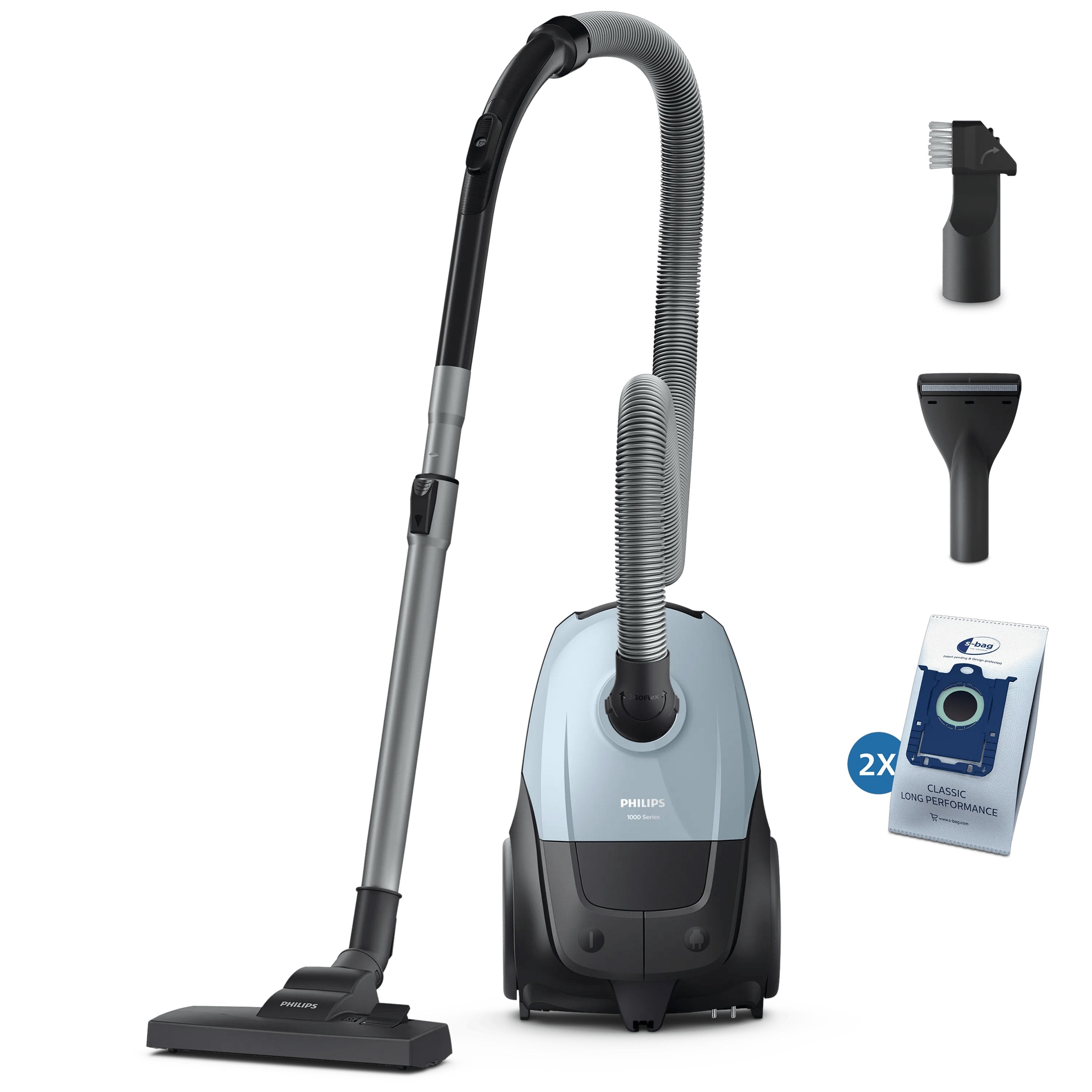 EAN 8720389073991 - Philips 2000 series XD1142/10 aspiradora 3 L Aspiradora cilíndrica Secar 800 W Bolsa para el polvo imagen 1