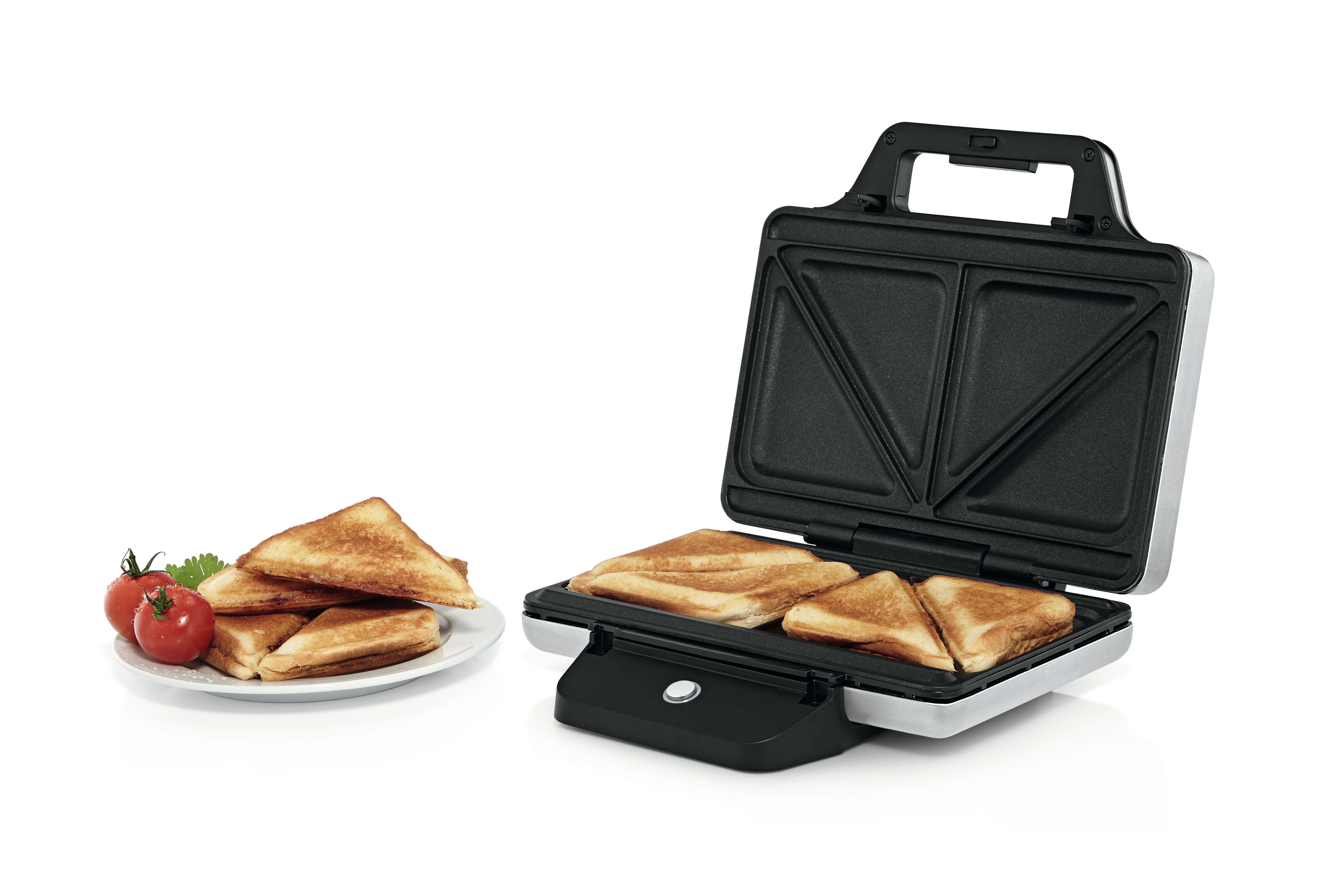 Sandwichera Wmf 0415150011 800 W Negro, Plata