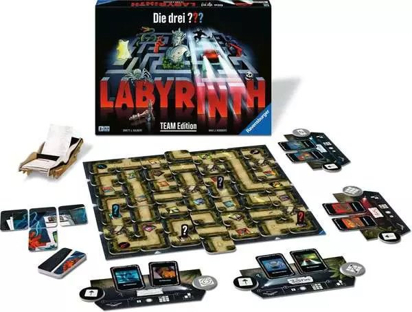 Ravensburger Los Tres ??? Labyrinth - Edición De Equipo, Juego De Mesa 22685
