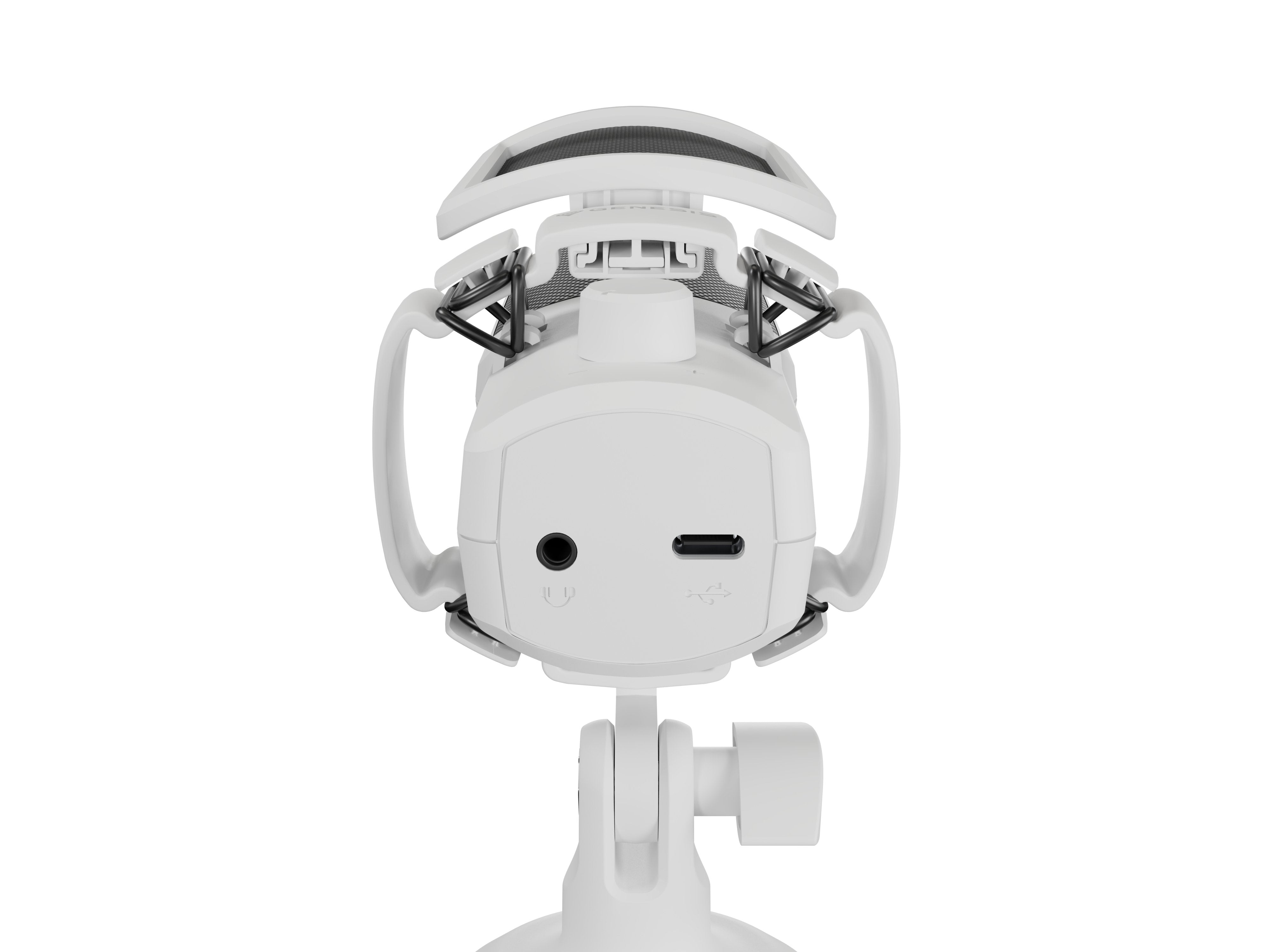 Micrófono Natec Genesis Radium 250 Usb Stand White